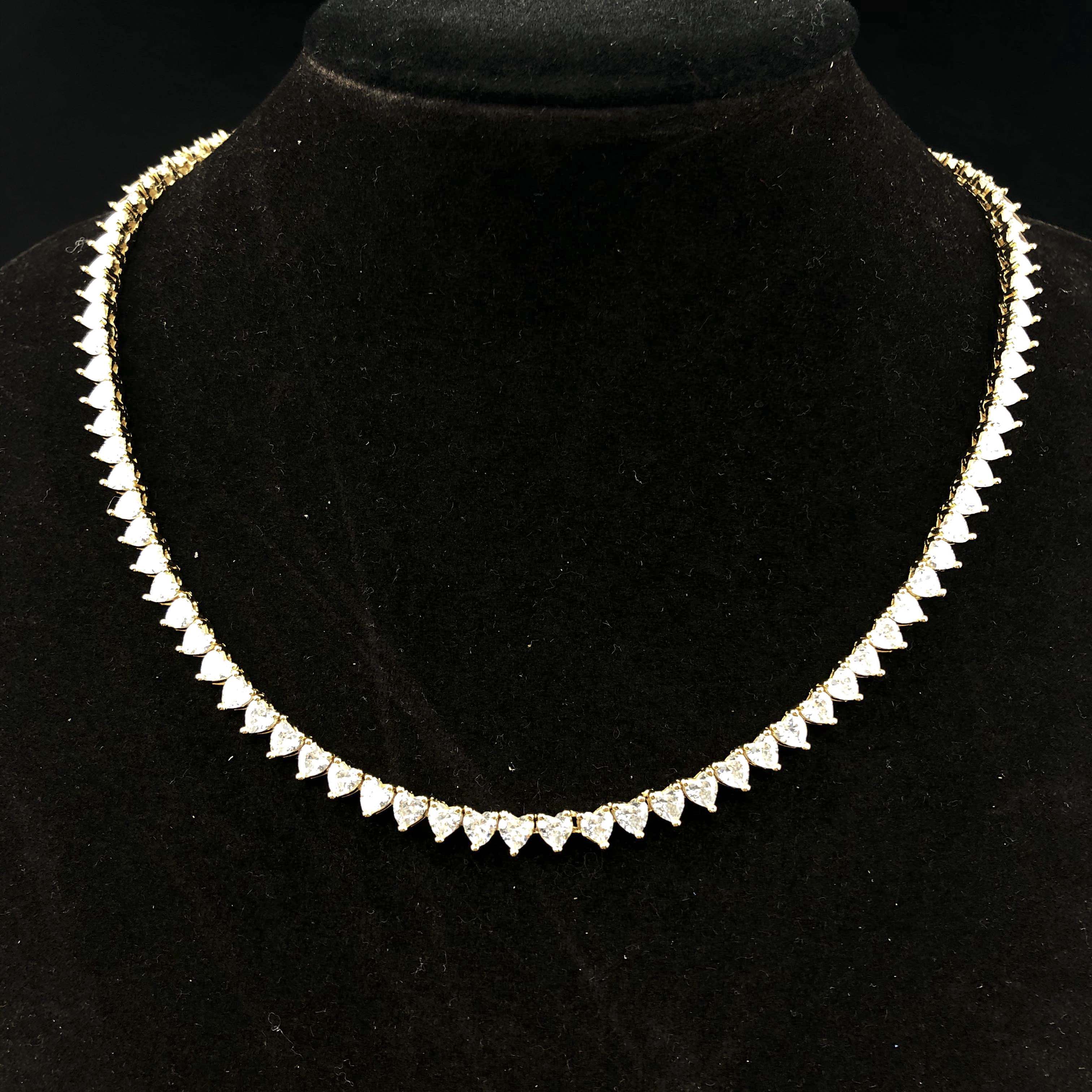 Heart tennis chain