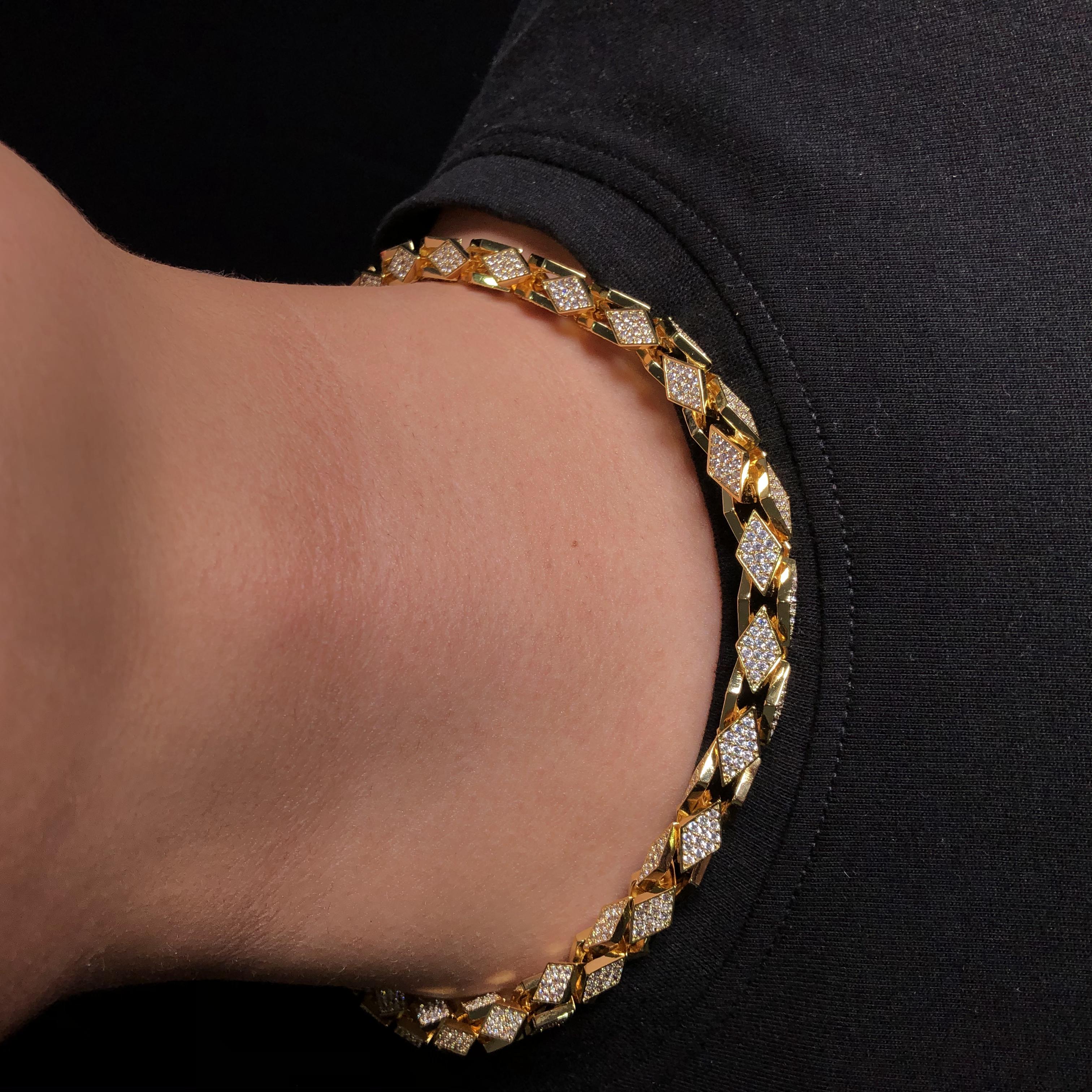 10mm Iced Triangle Chain