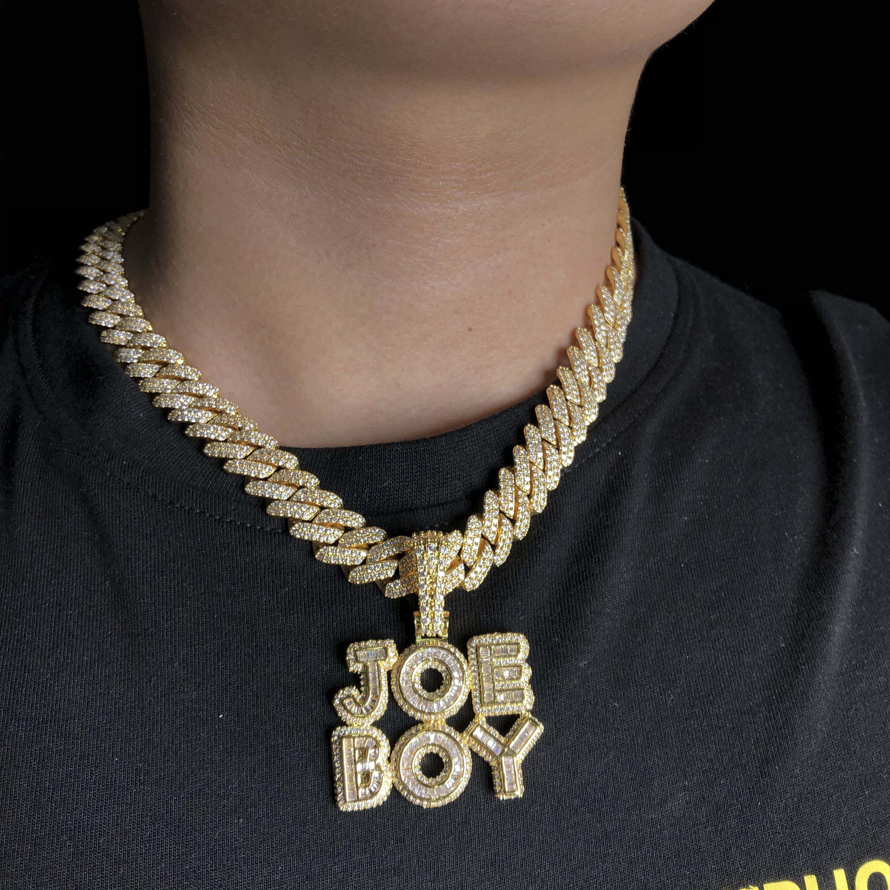 Small Baguette Custom Pendant