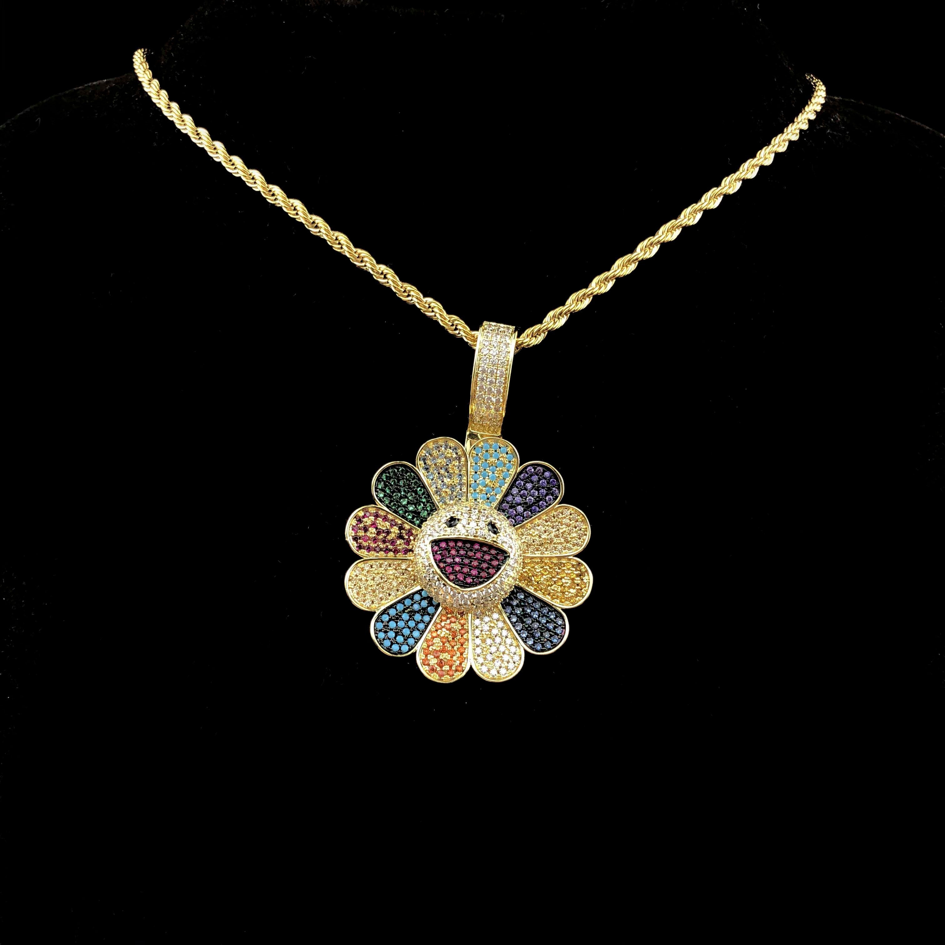 Sunflower pendant