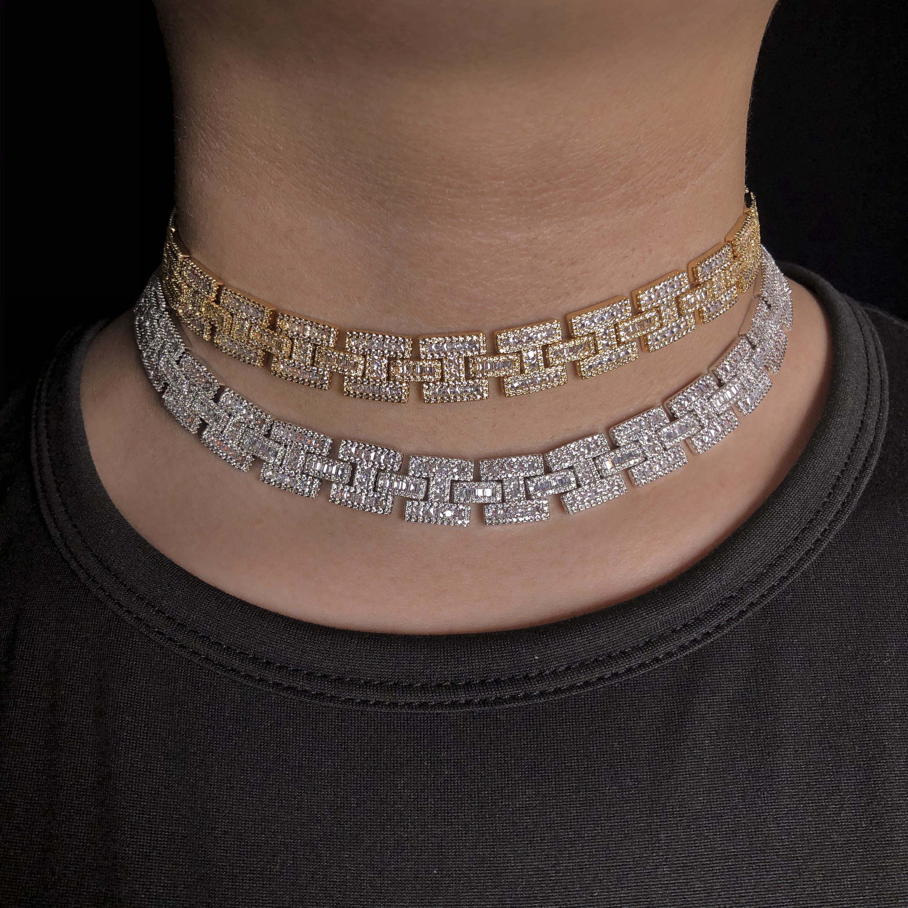 15mm Baguette Hermes chain