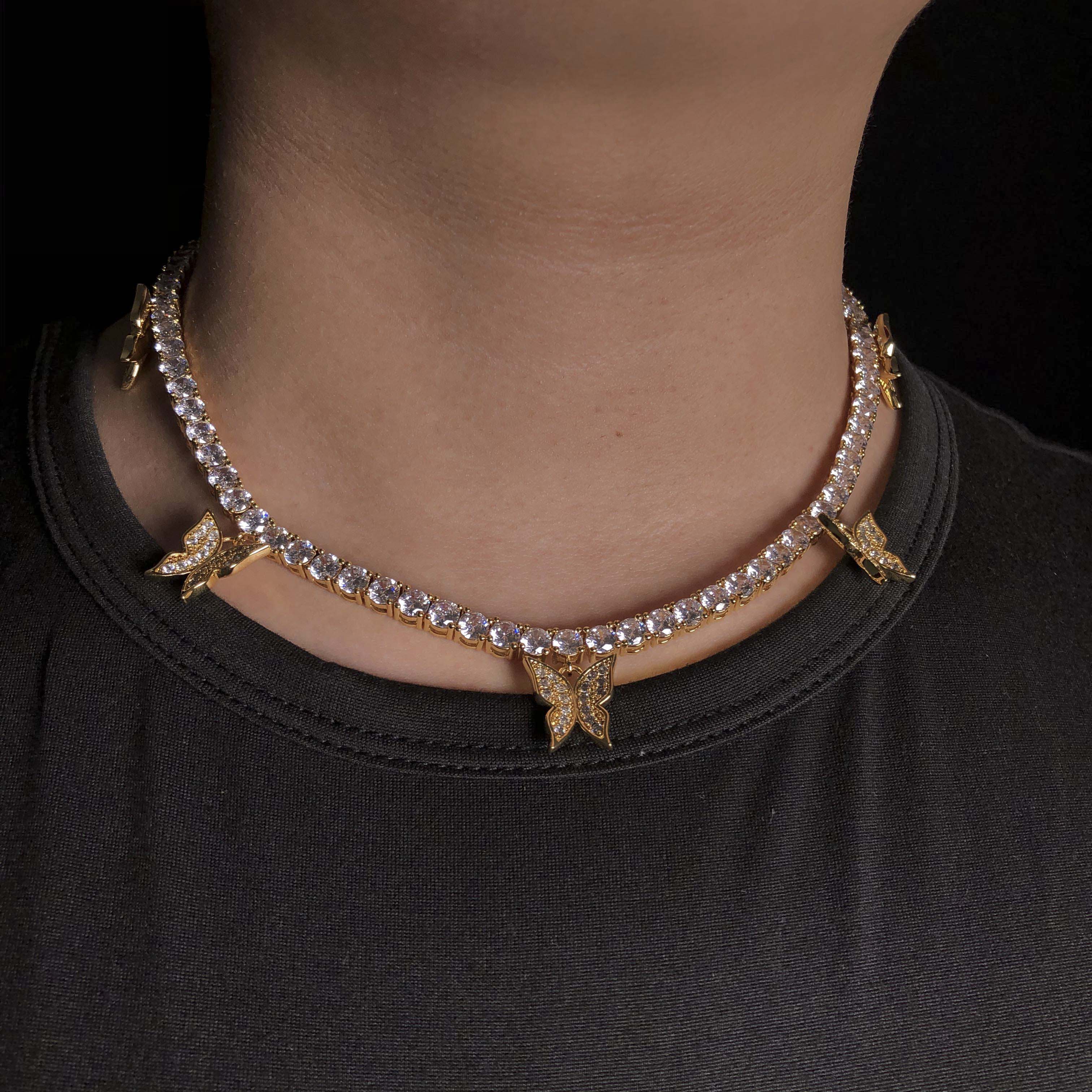 butterfly tennis chain