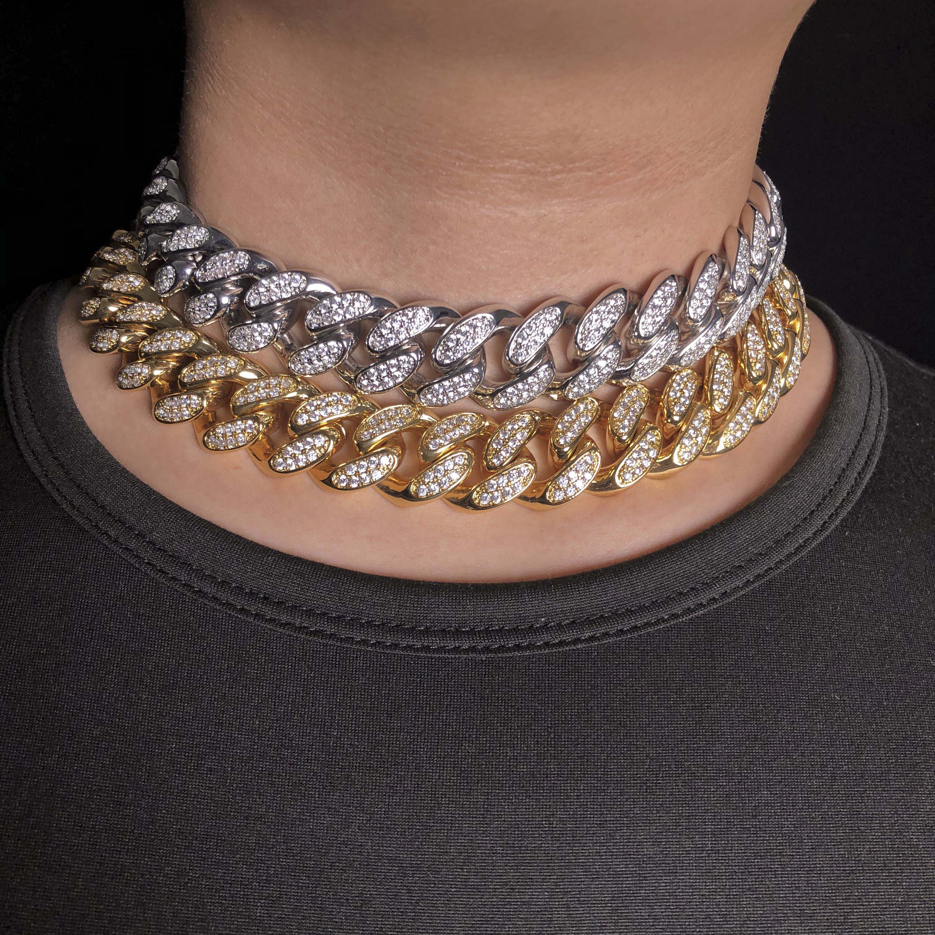 19mm Diamond Cuban Chain