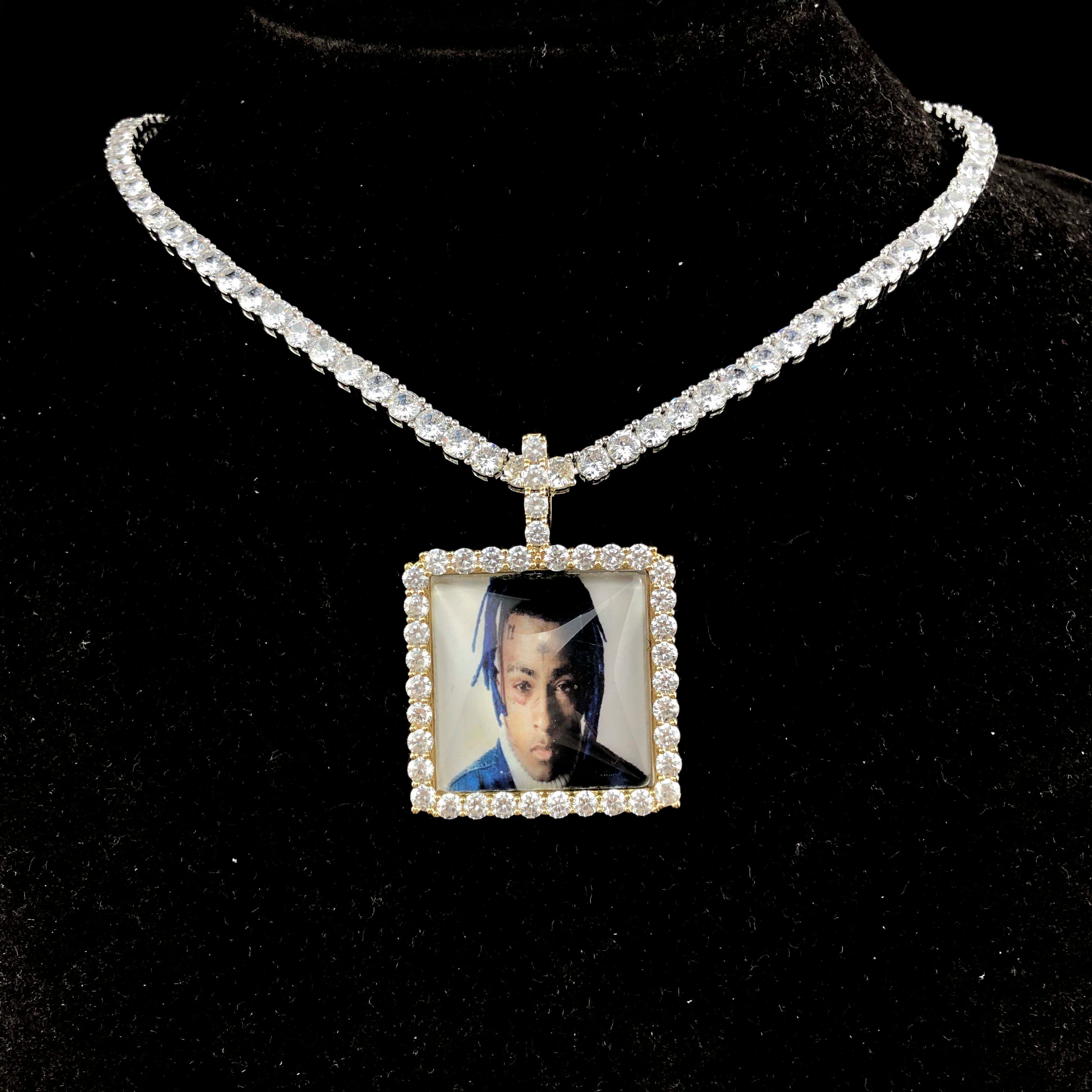 Rectangle Custom Picture Pendant