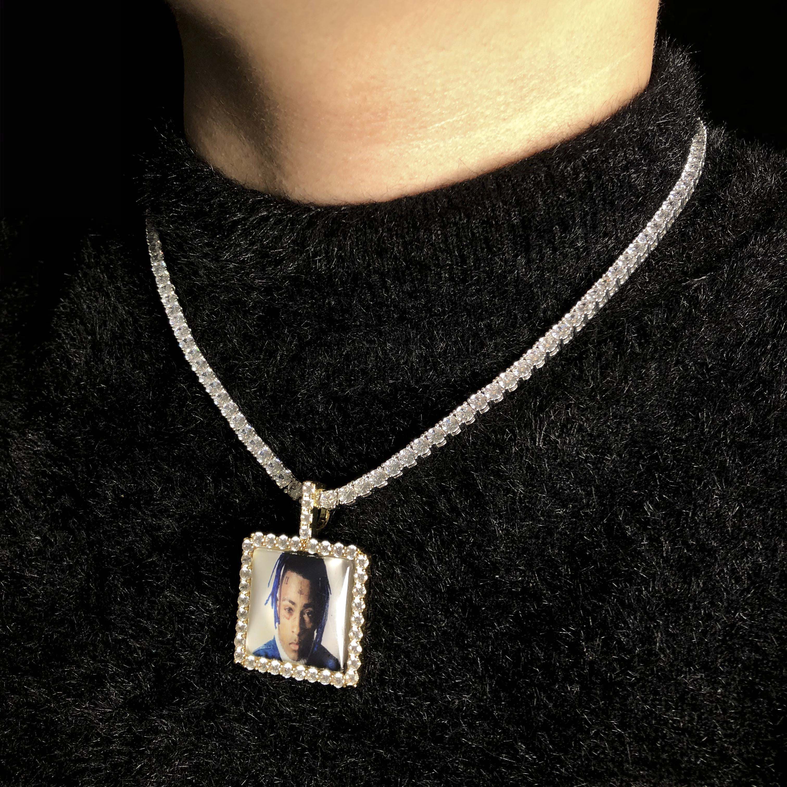 Rectangle Custom Picture Pendant