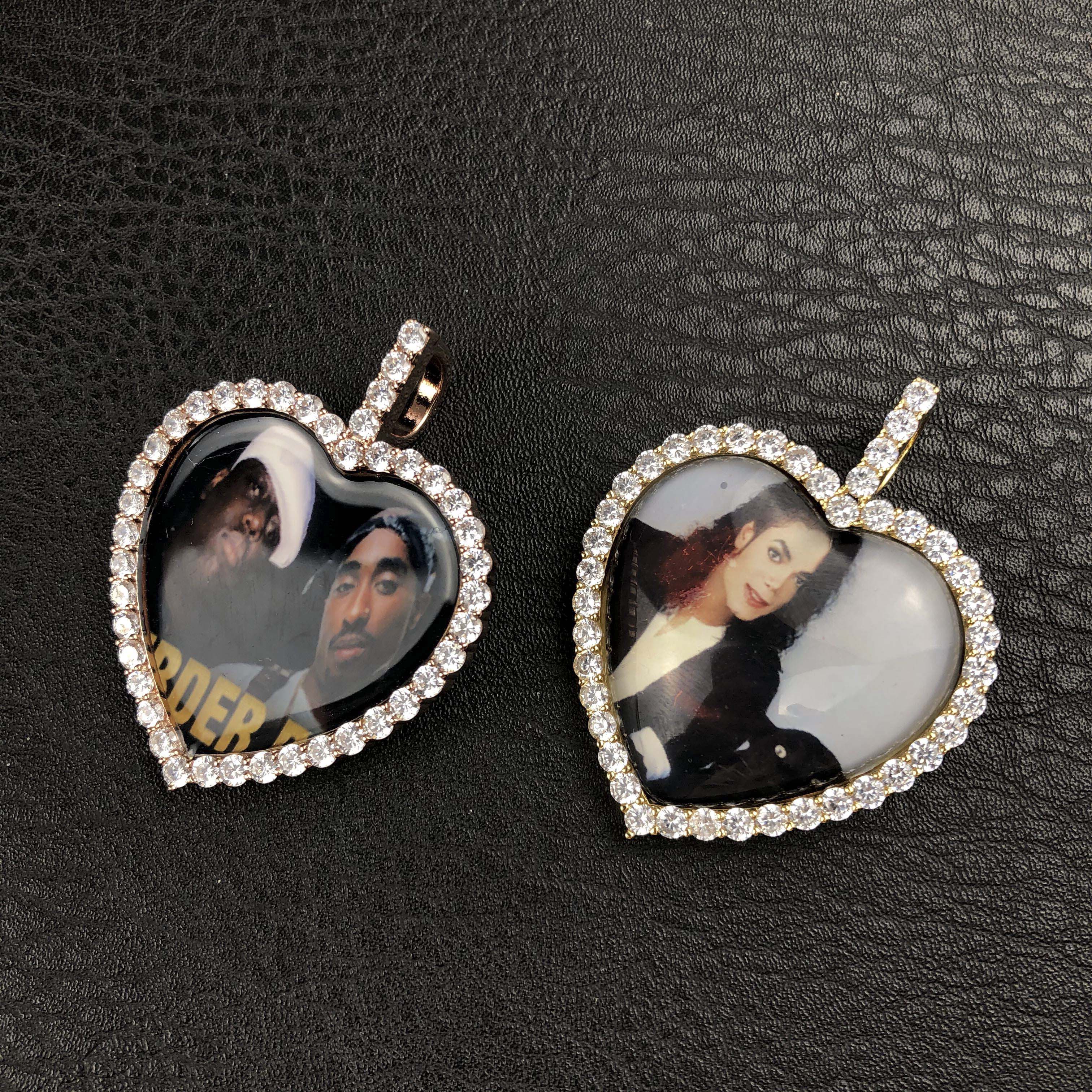 Heart Locket Custom Picture Pendant