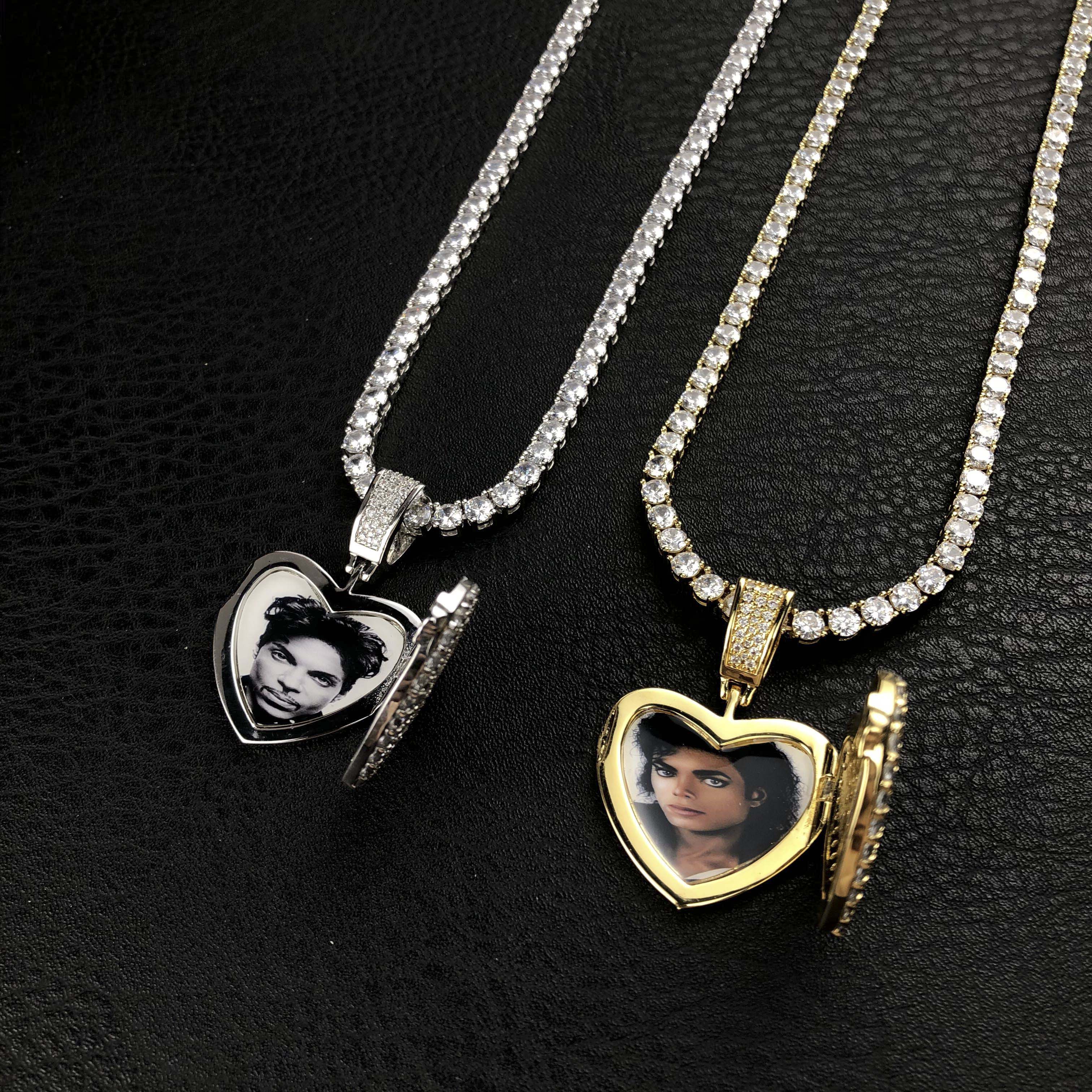 Heart Locket Custom Picture Pendant