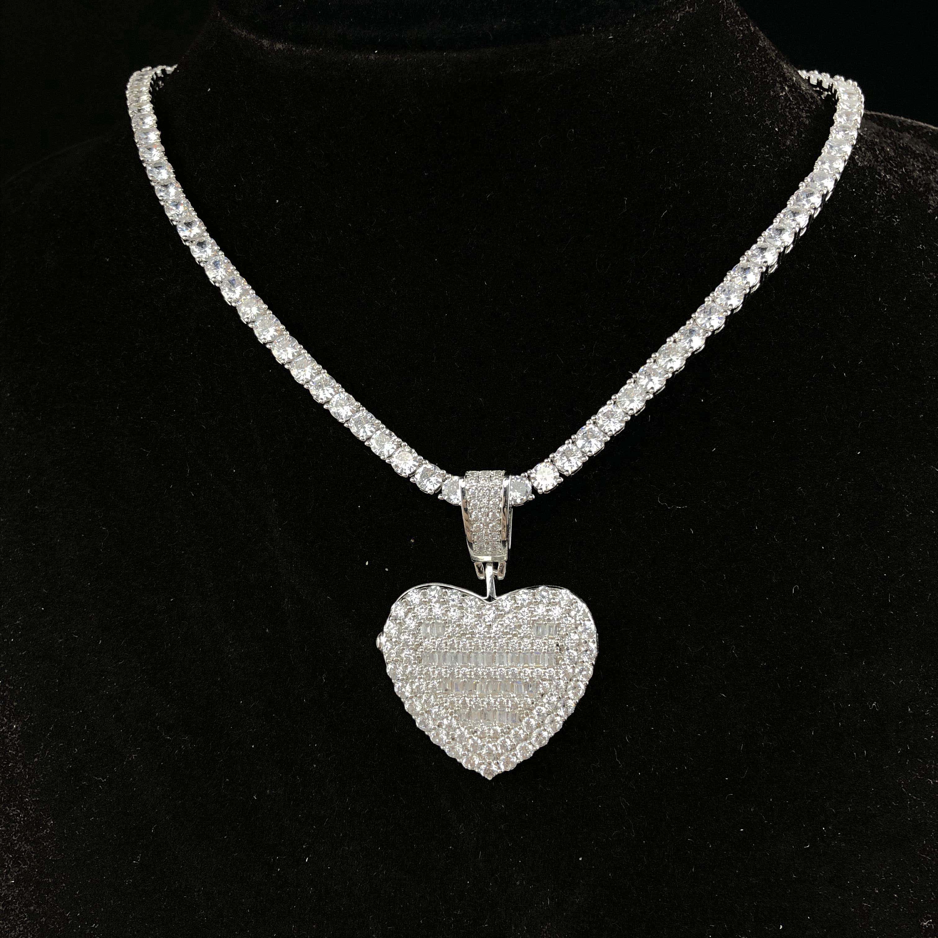 Heart Locket Custom Picture Pendant