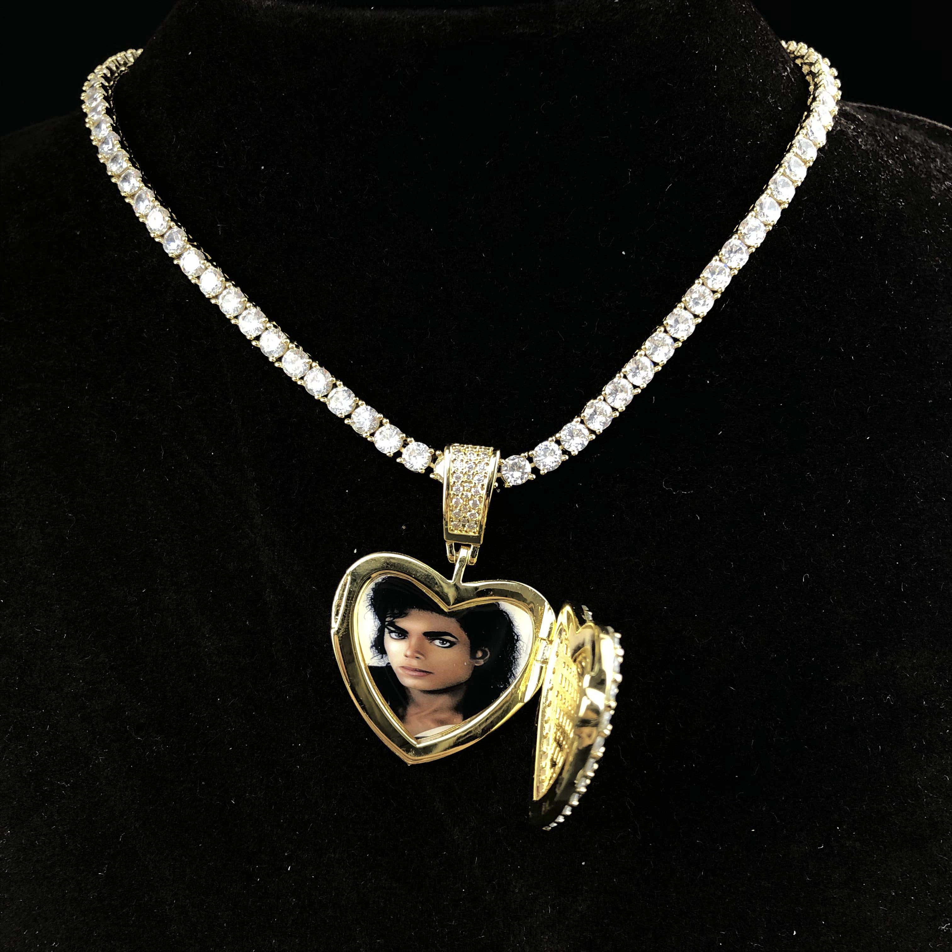 Heart Locket Custom Picture Pendant
