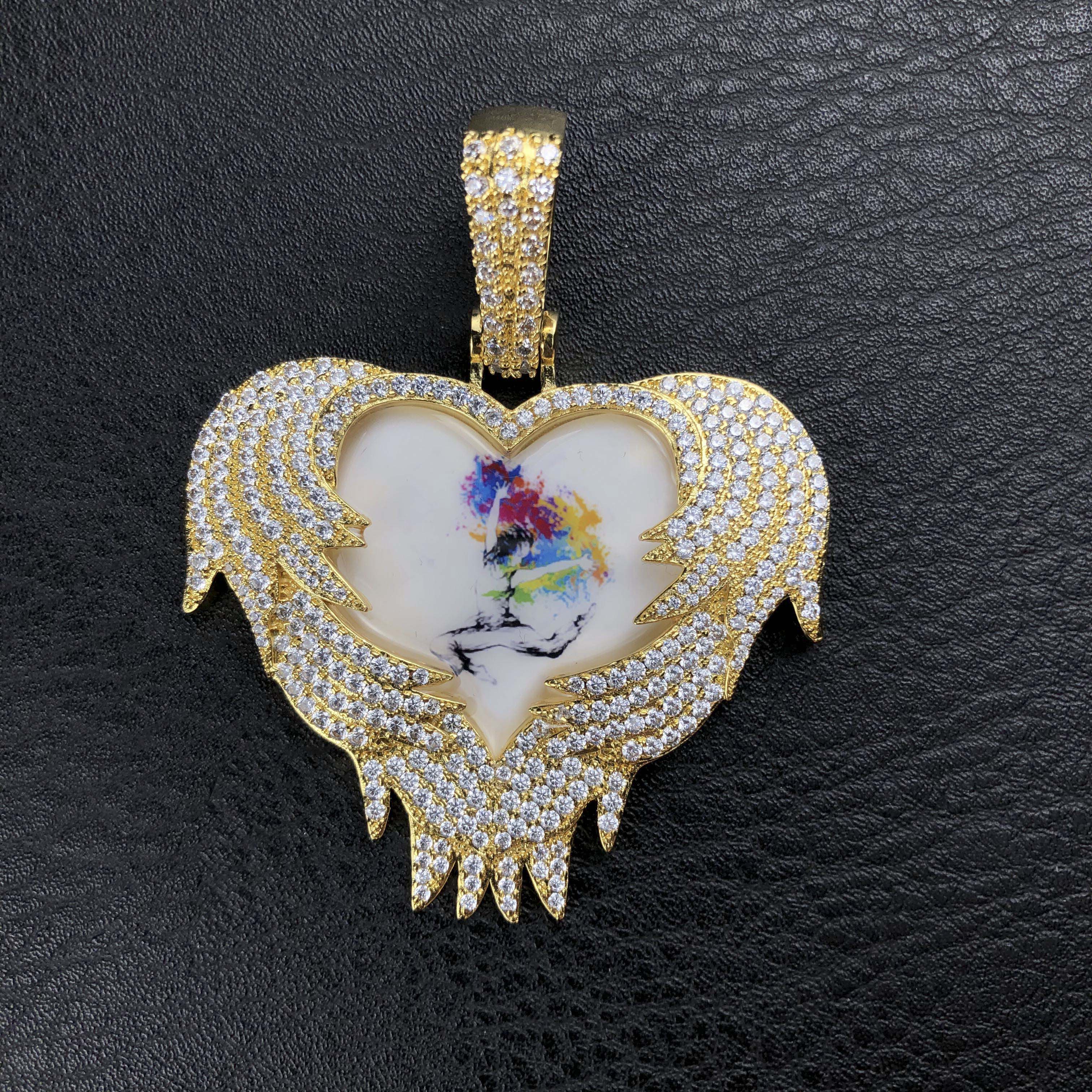 Heart Locket Custom Picture Pendant