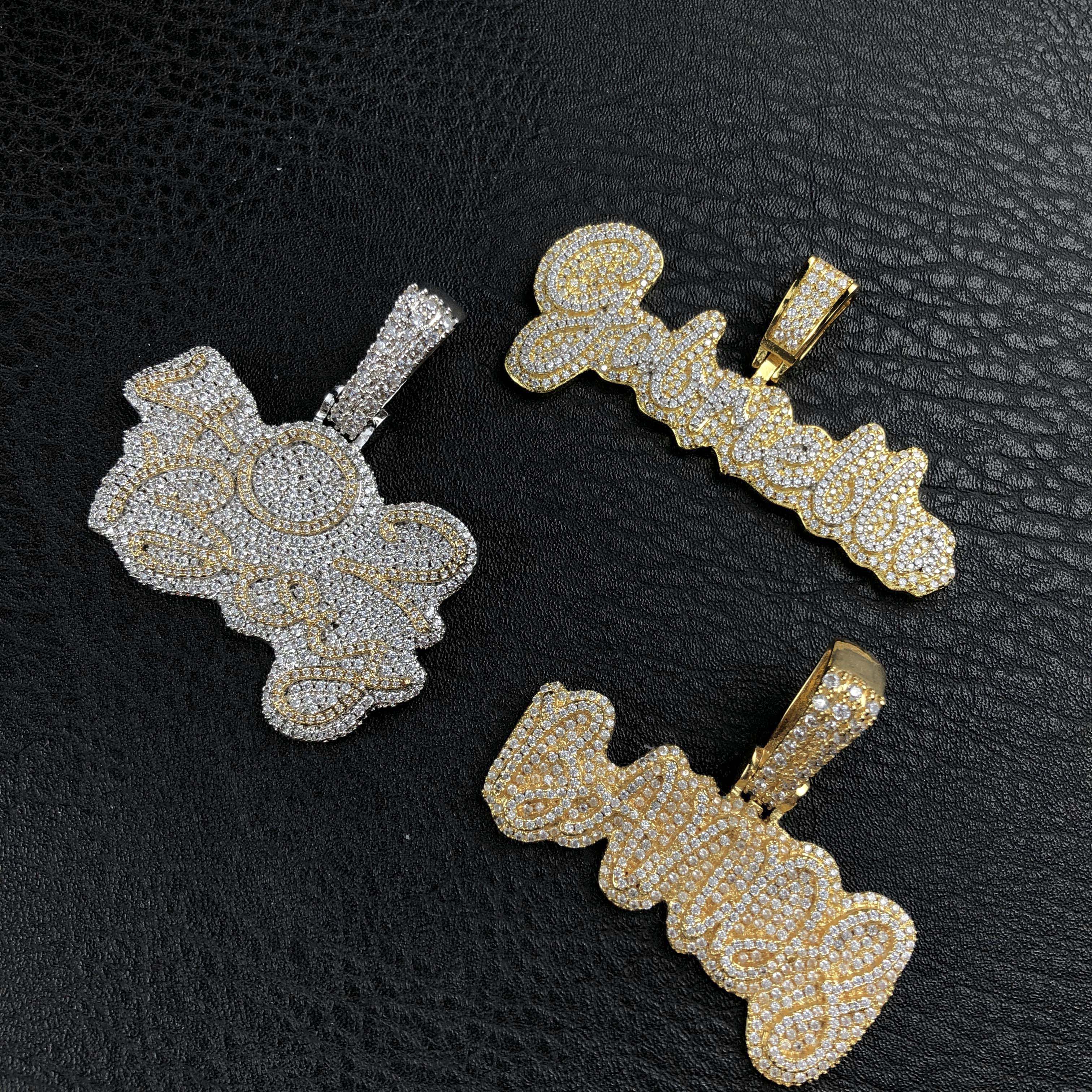 Script Custom Letter Pendant