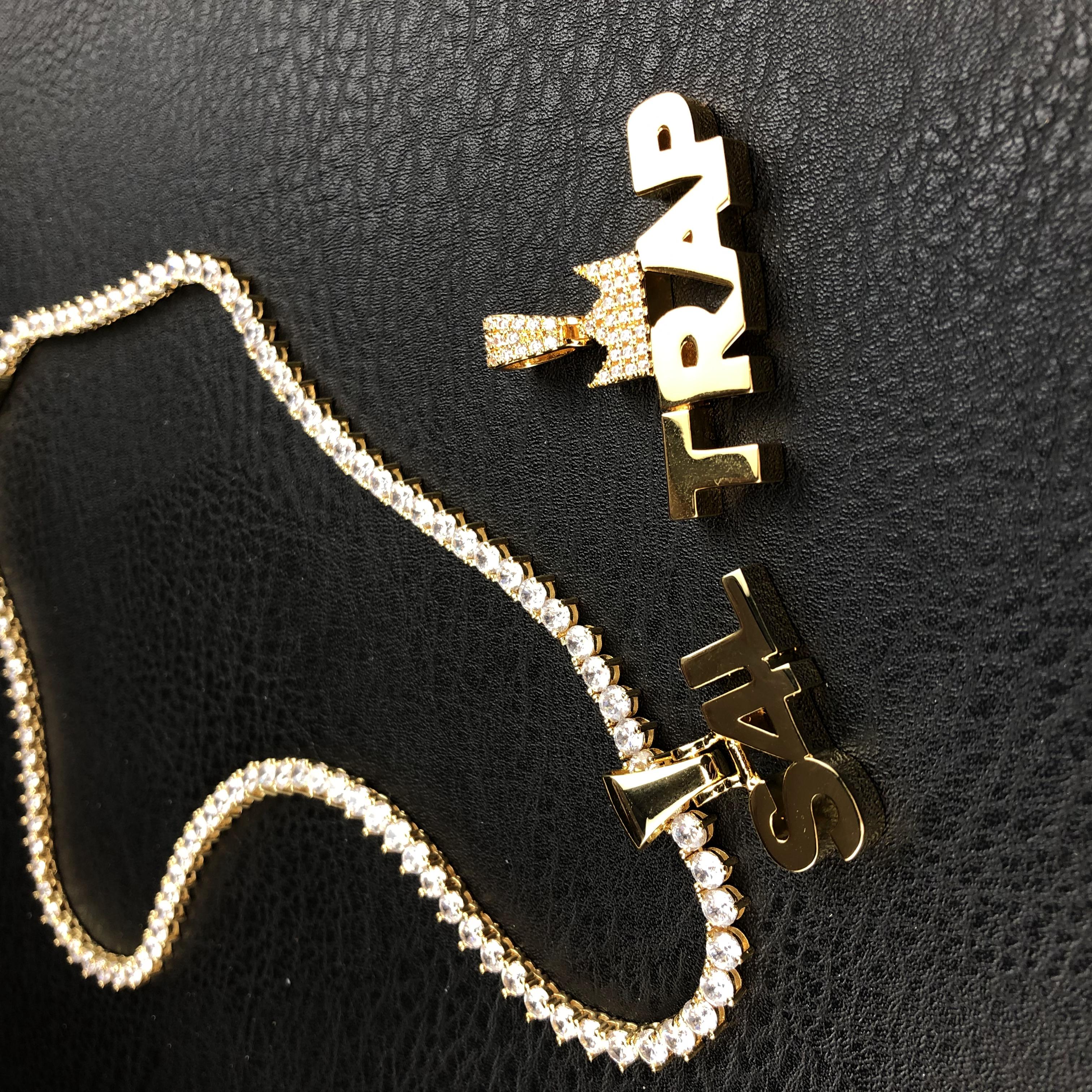 Plain Custom Letter Pendant