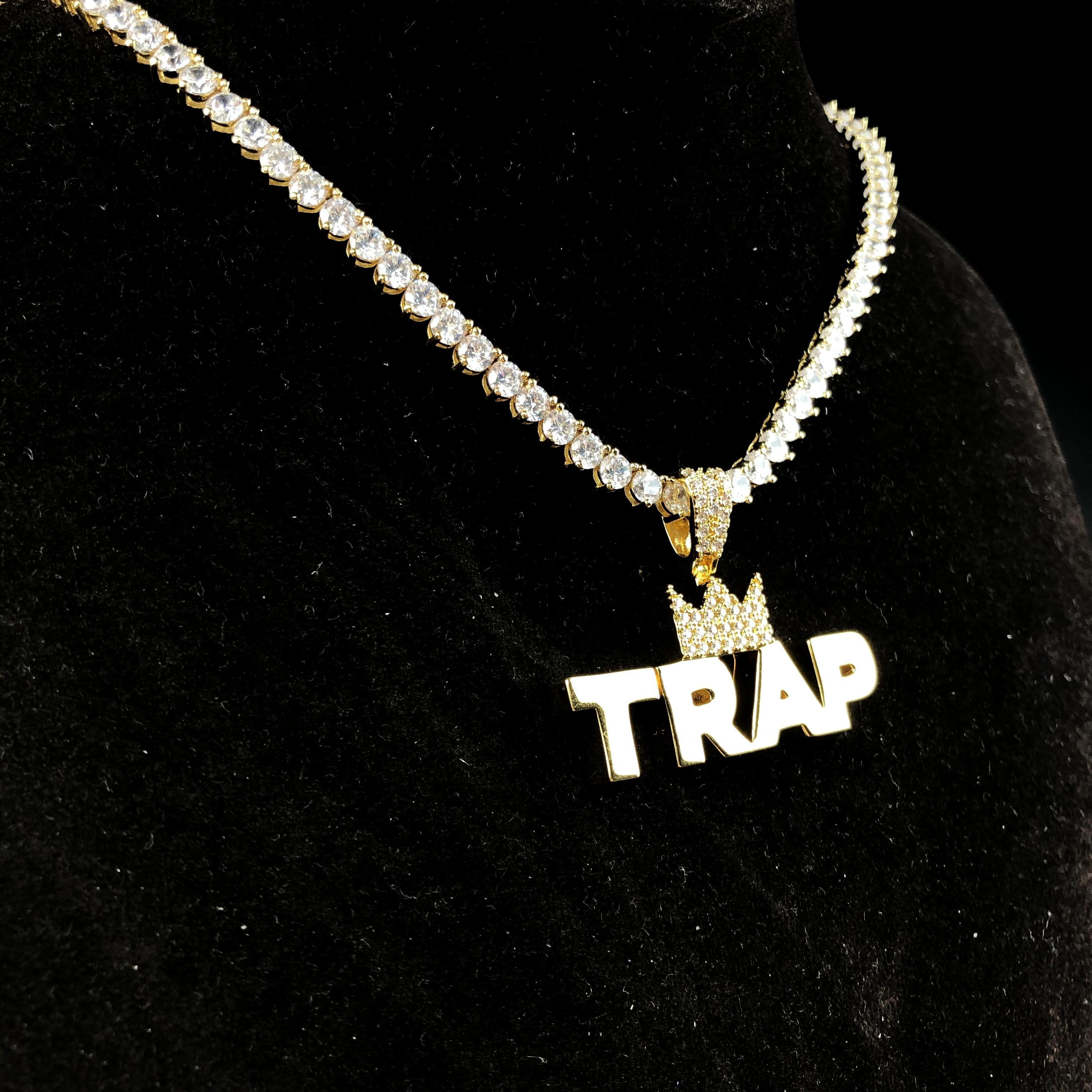 Plain Custom Letter Pendant