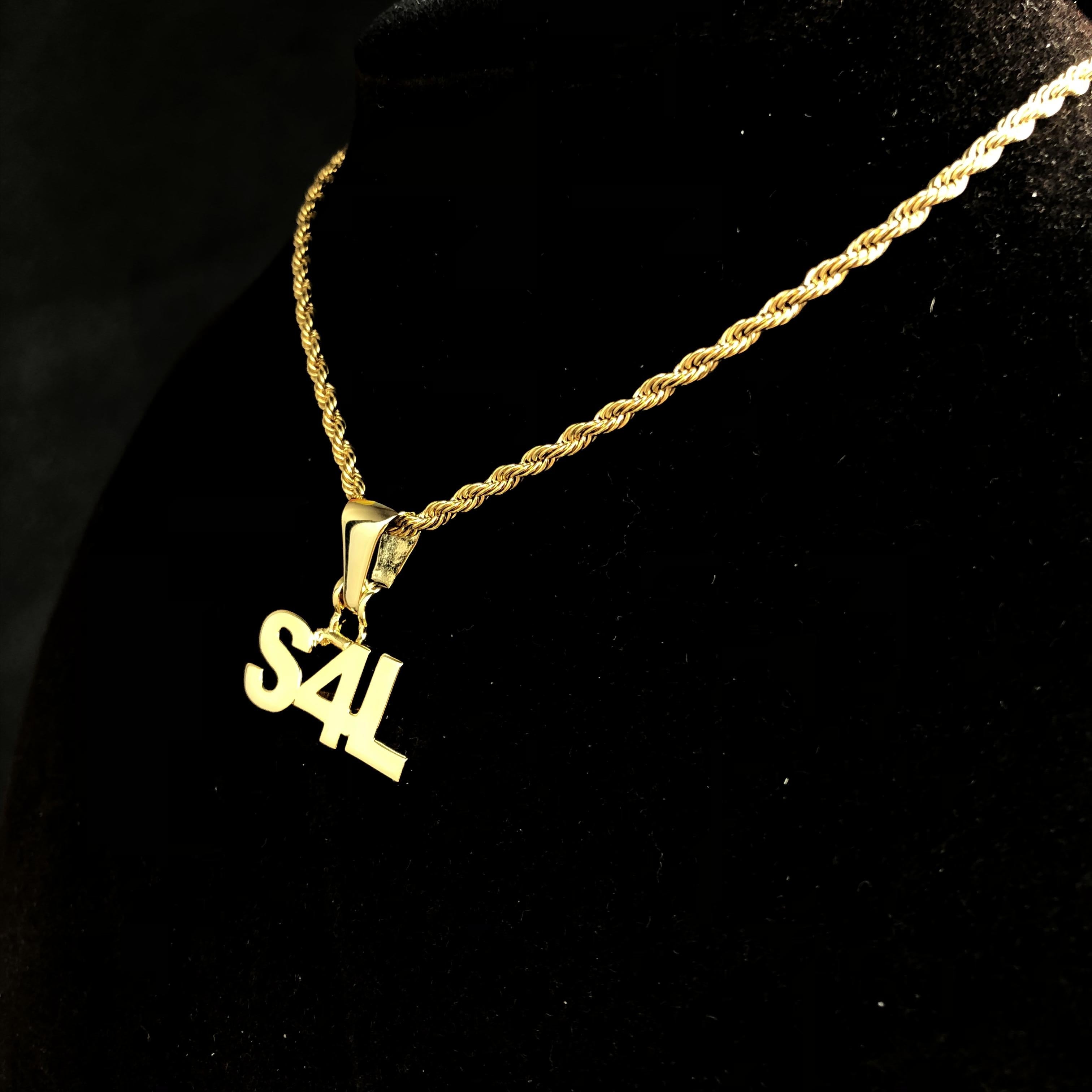 Plain Custom Letter Pendant