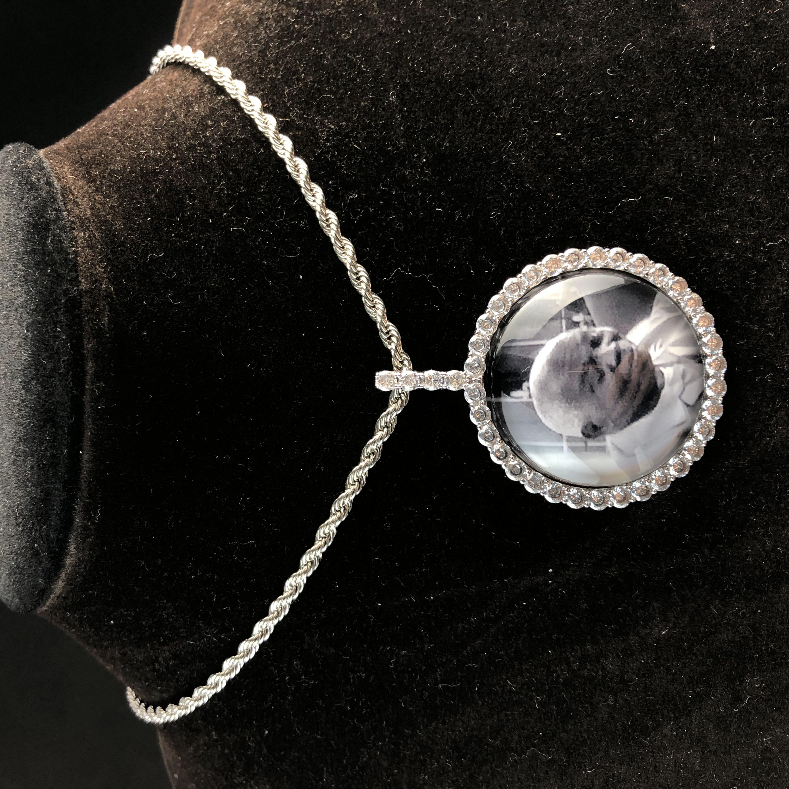 38mm 3D Custom picture Pendant