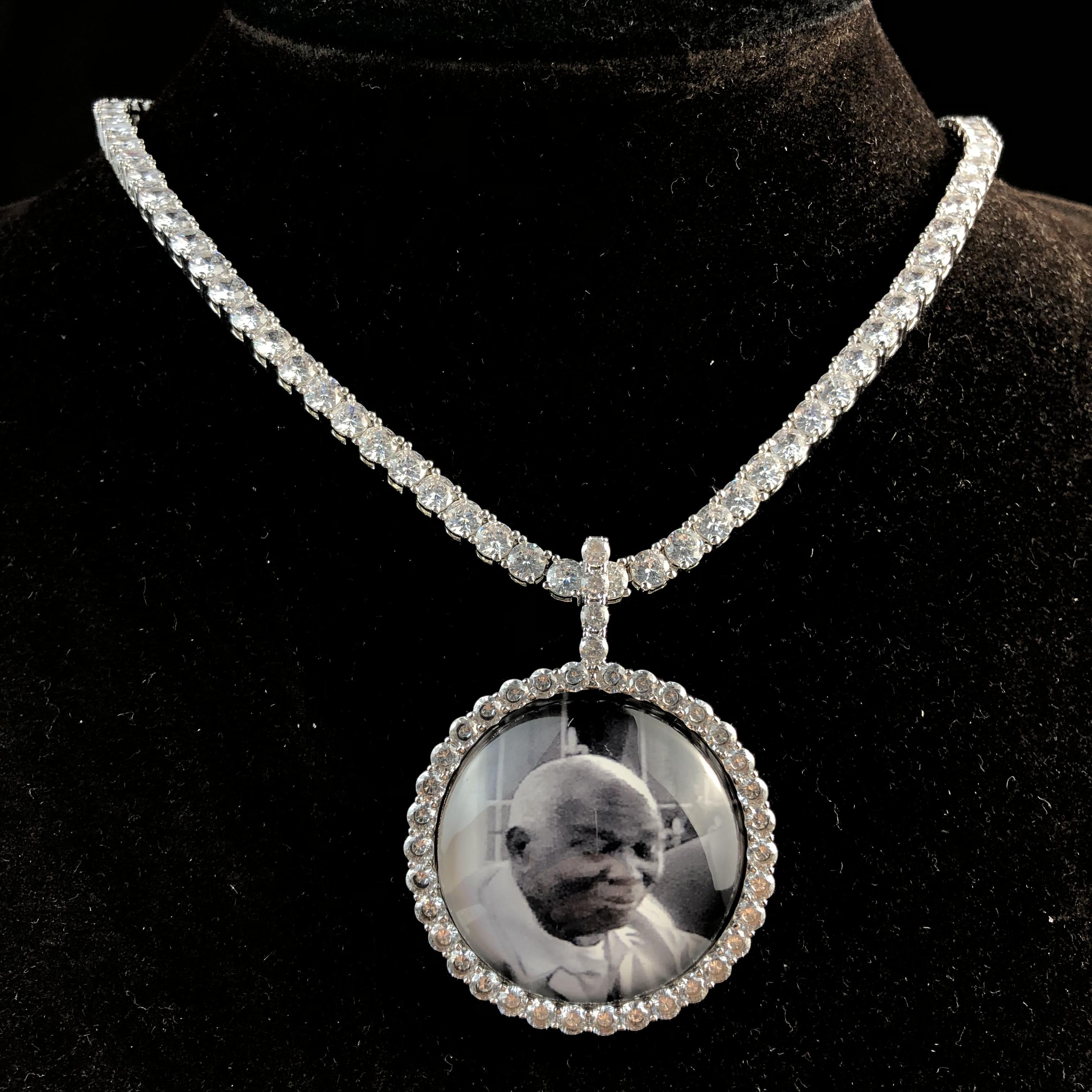 38mm 3D Custom picture Pendant