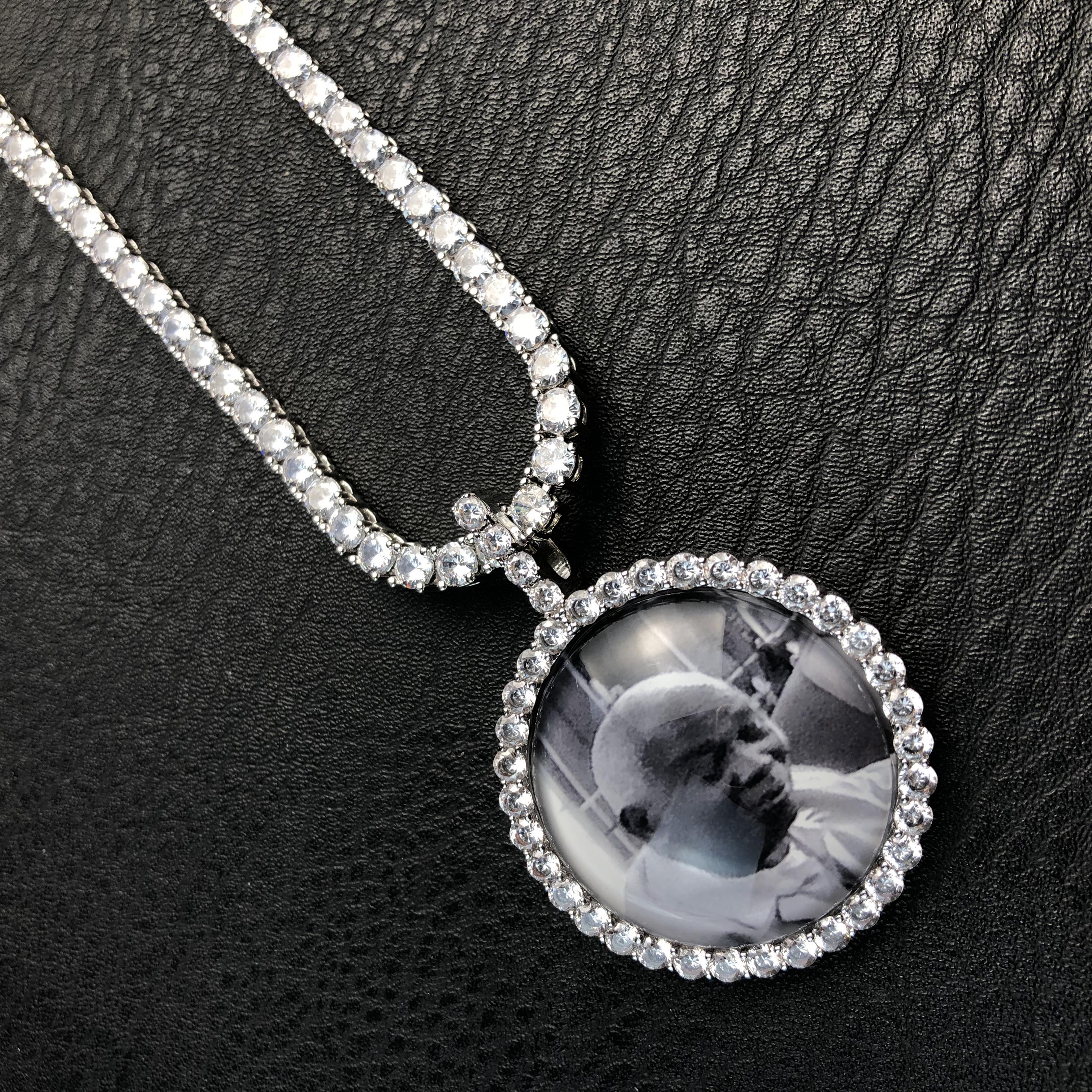 38mm 3D Custom picture Pendant