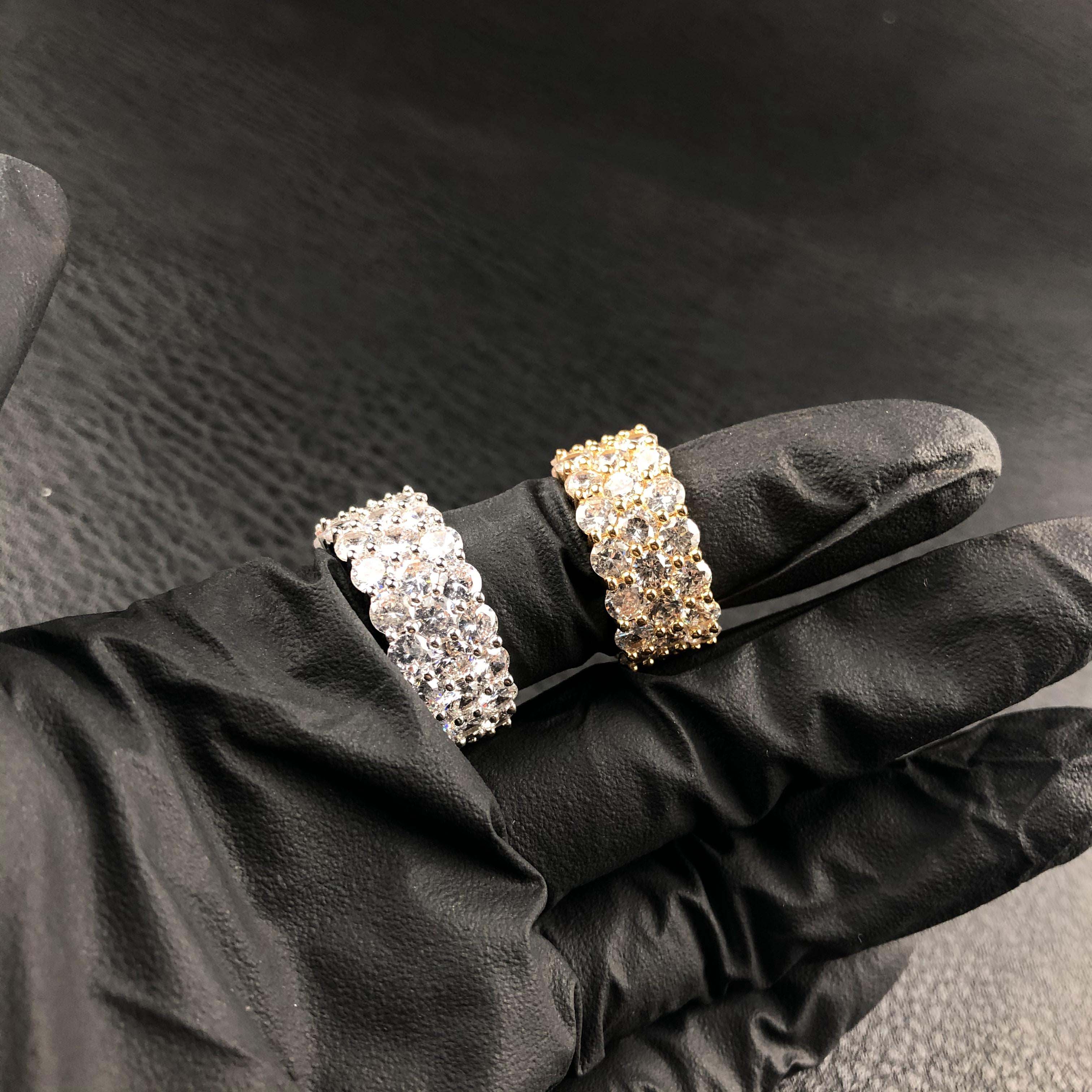3 Row Eternity Ring
