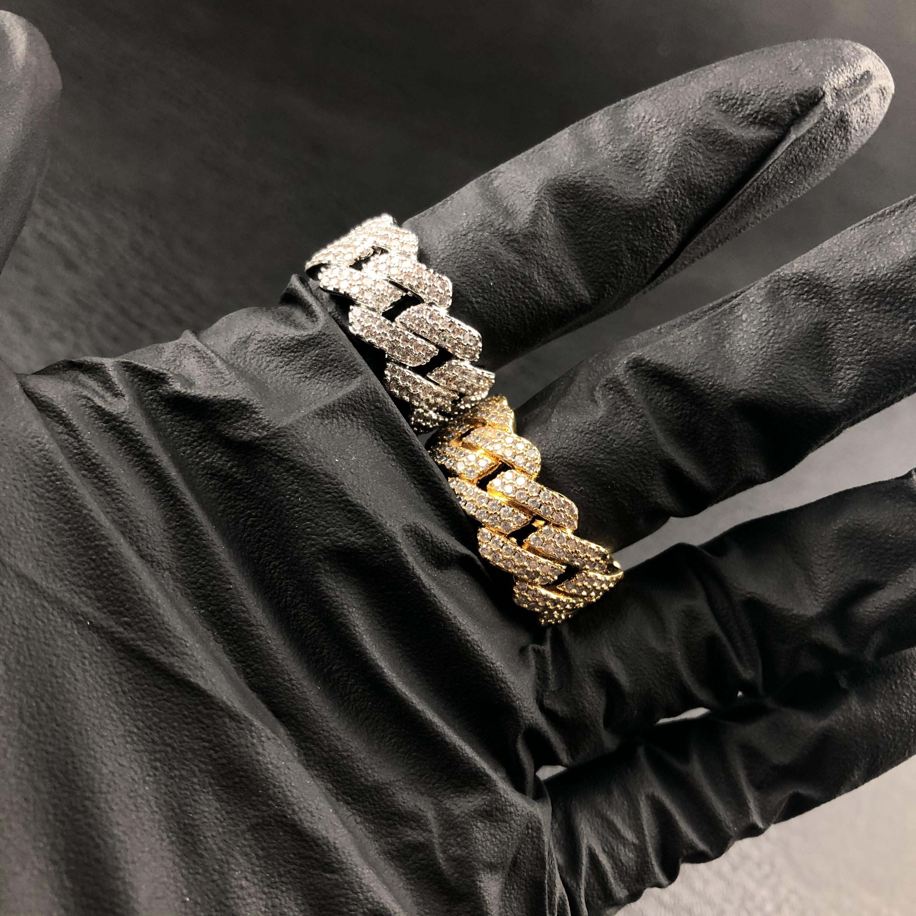 Diamond Prong Cuban Ring