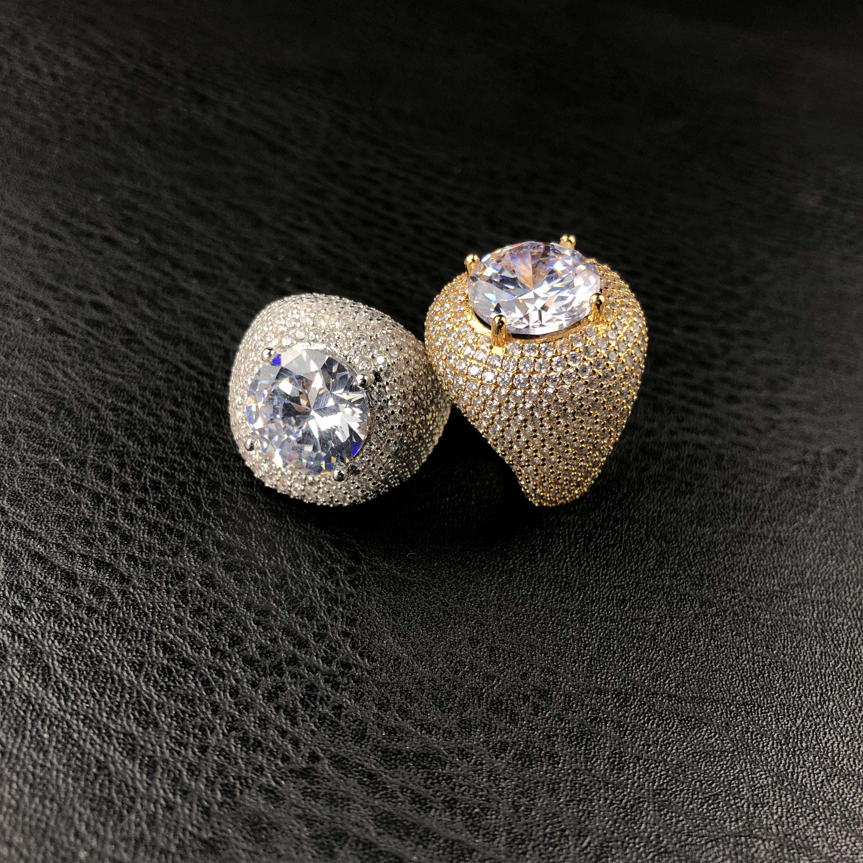 Diamond Clustered Band Ring