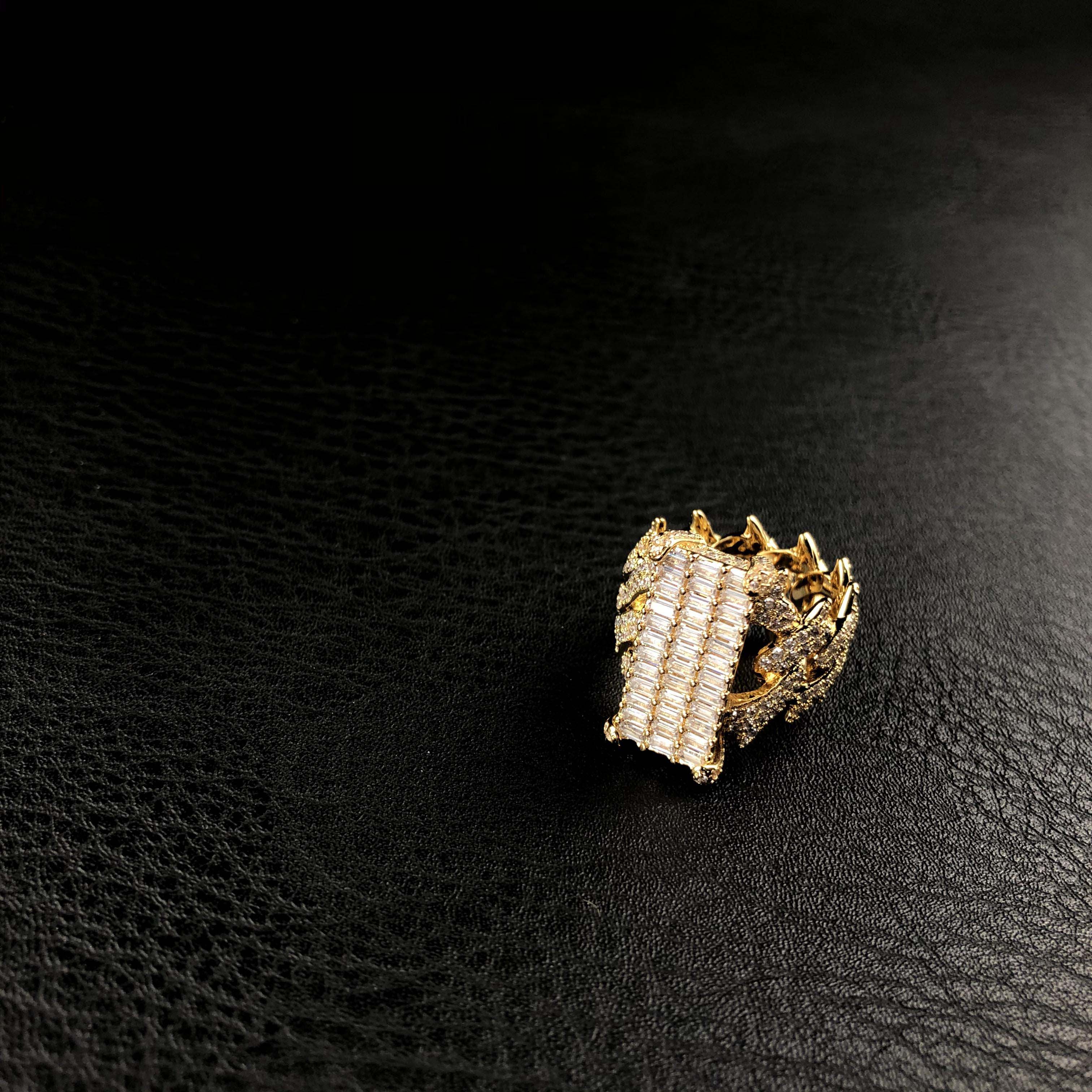 Baguette Diamond Clustered Ring I