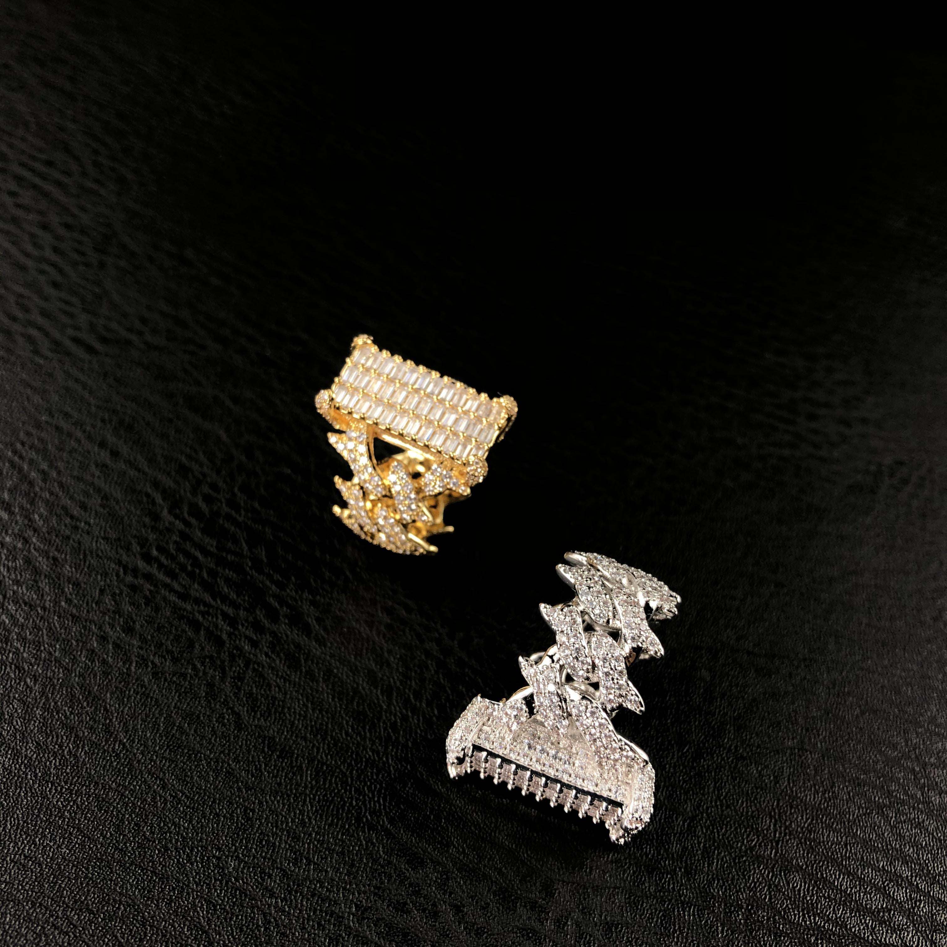 Baguette Diamond Clustered Ring I