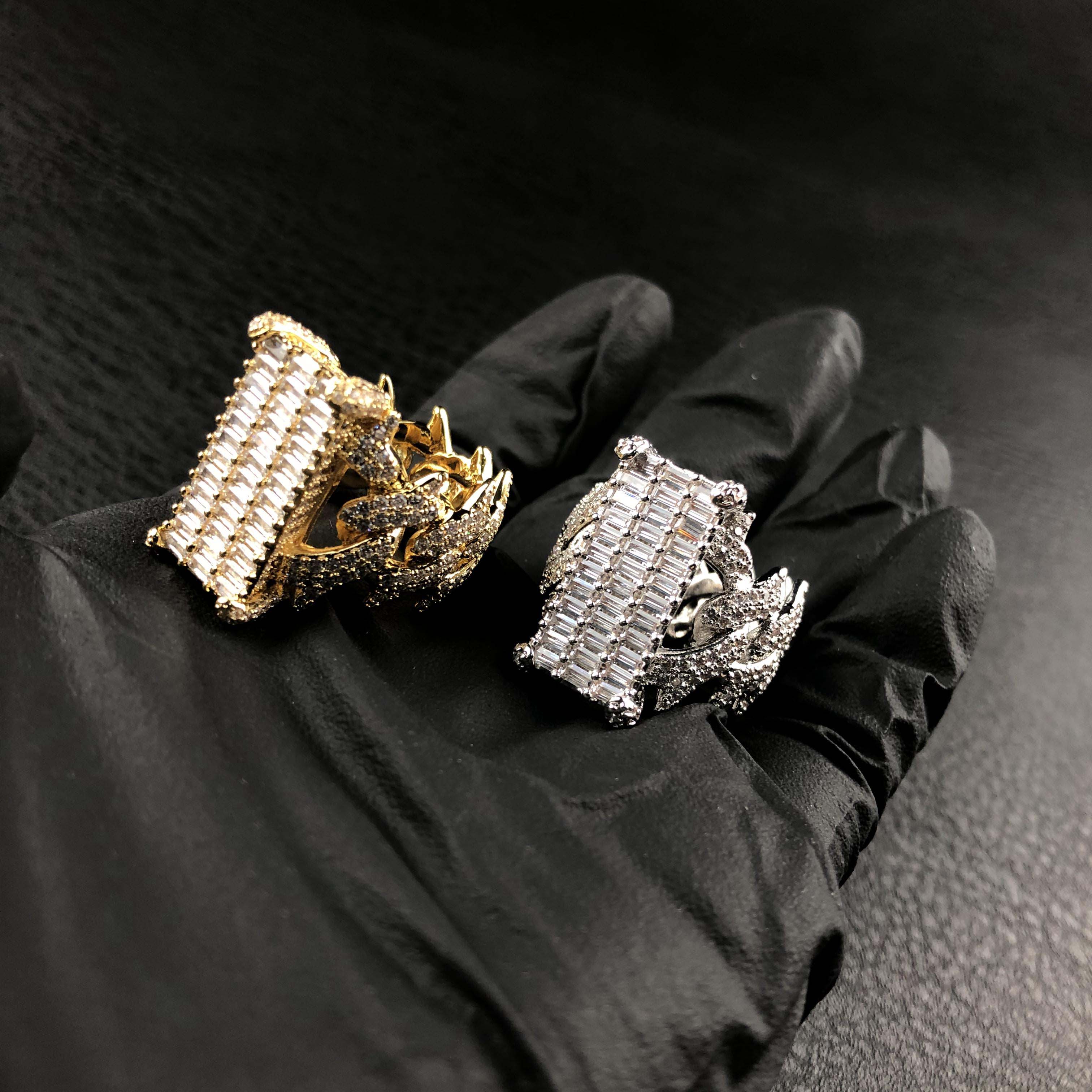 Baguette Diamond Clustered Ring I