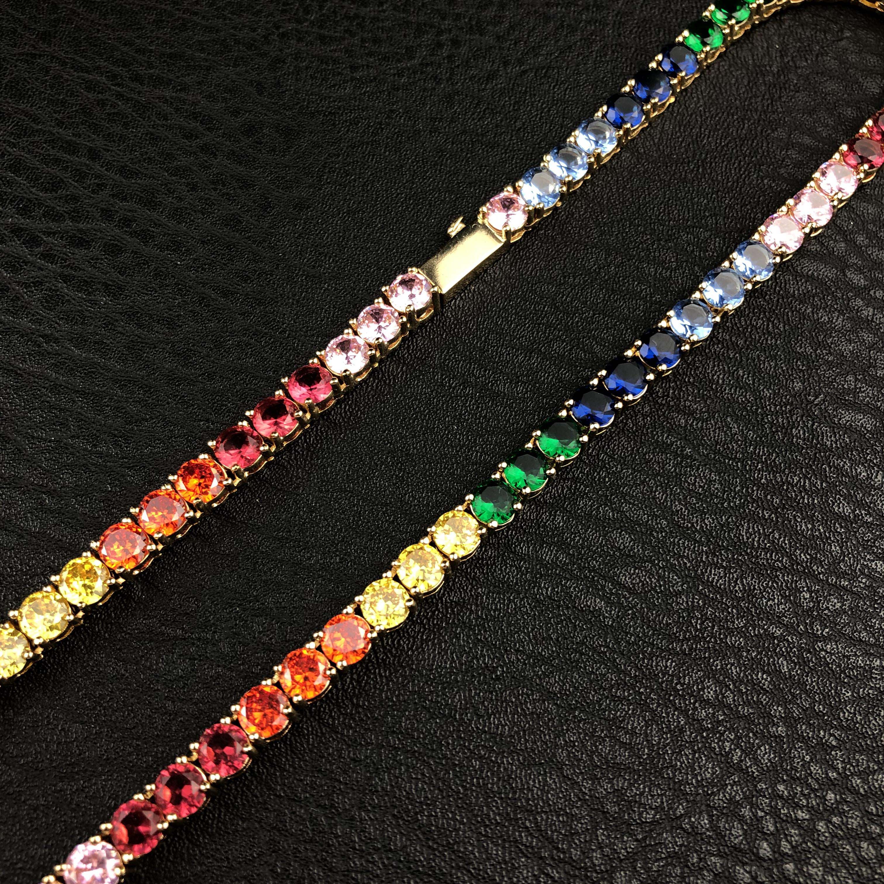 5mm Round Cut Diamond Tennis Chain