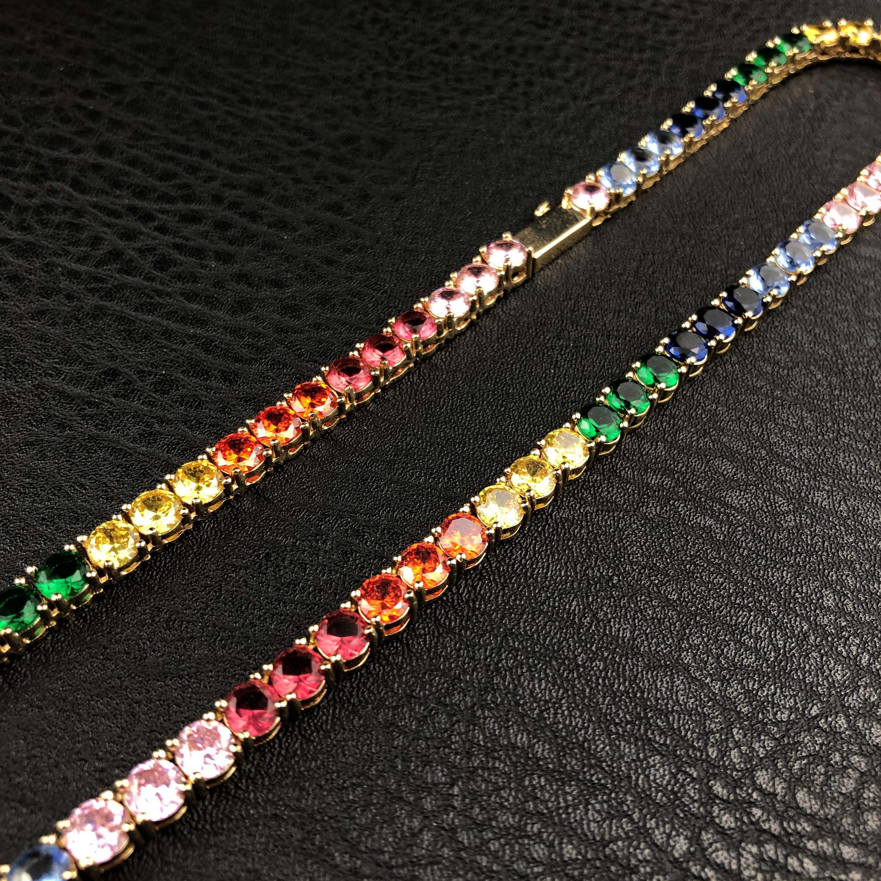 5mm Round Cut Diamond Tennis Chain