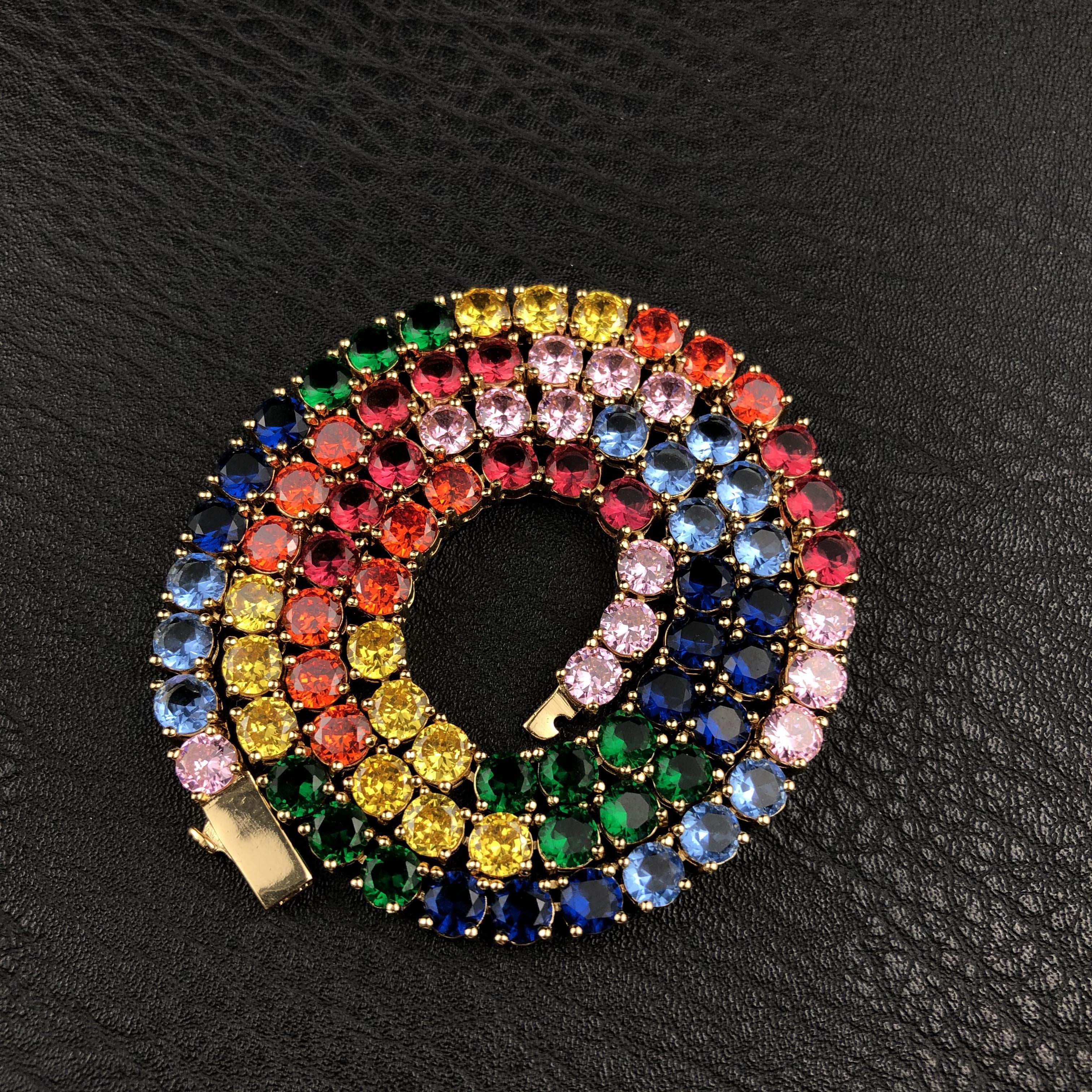 5mm Round Cut Diamond Tennis Chain