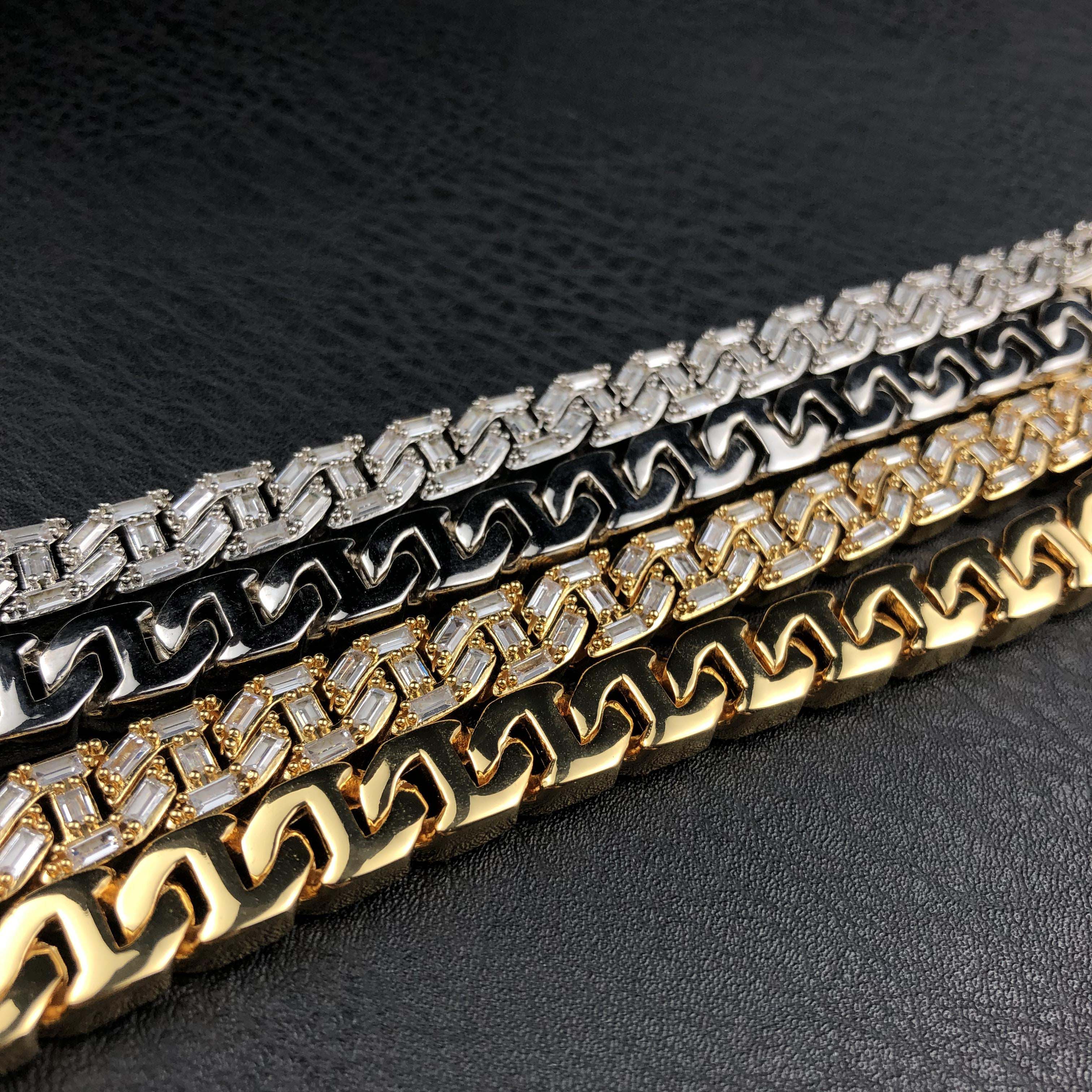 Baguette Link Chain