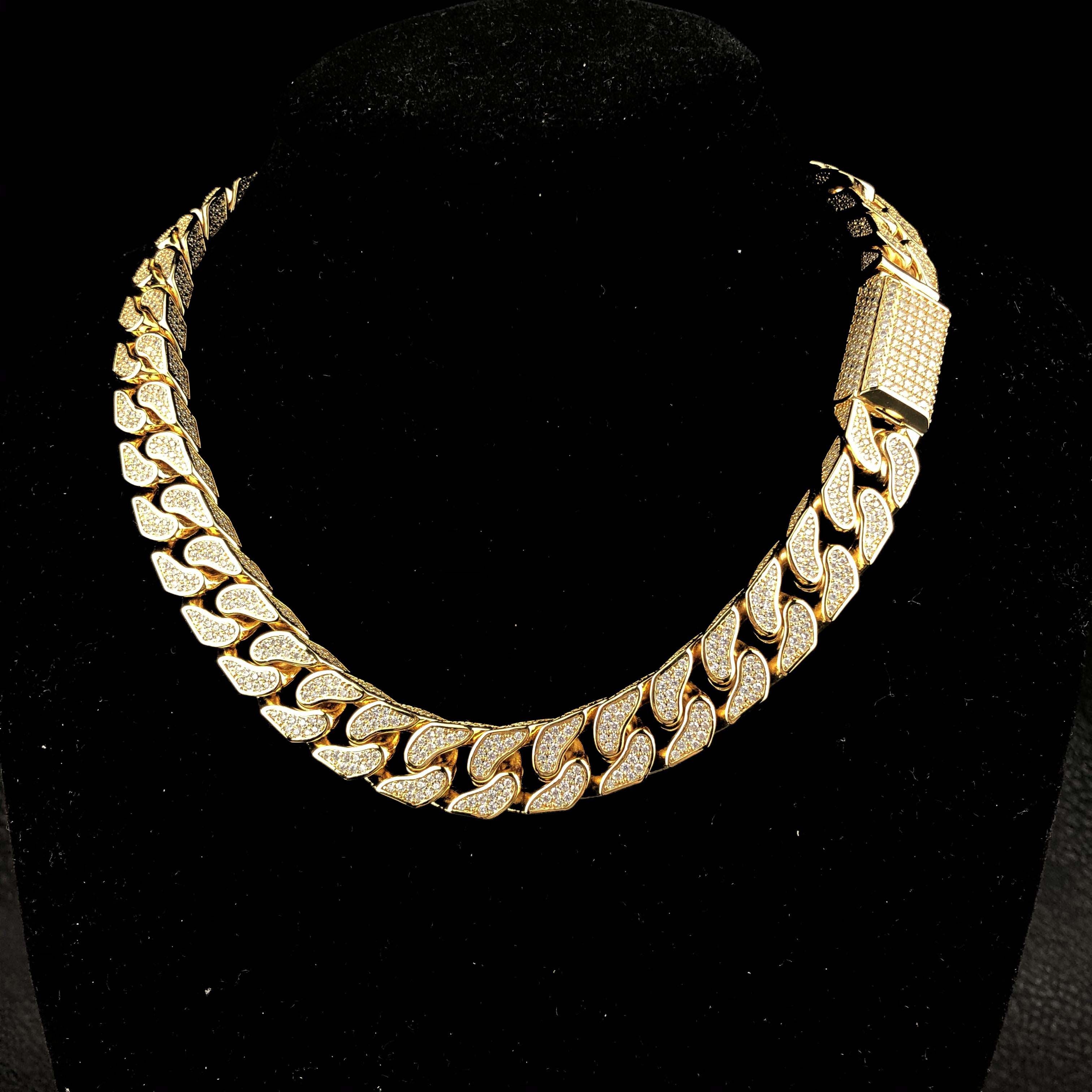 19mm Diamond Cuban Chain
