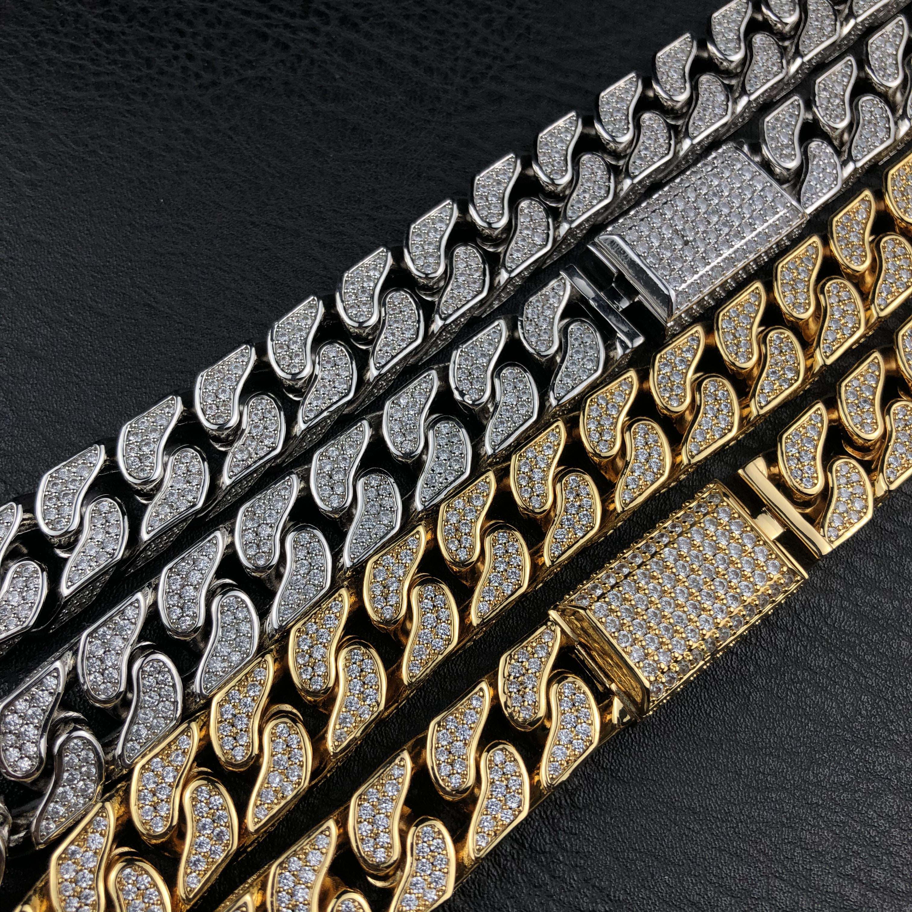 19mm Diamond Cuban Chain