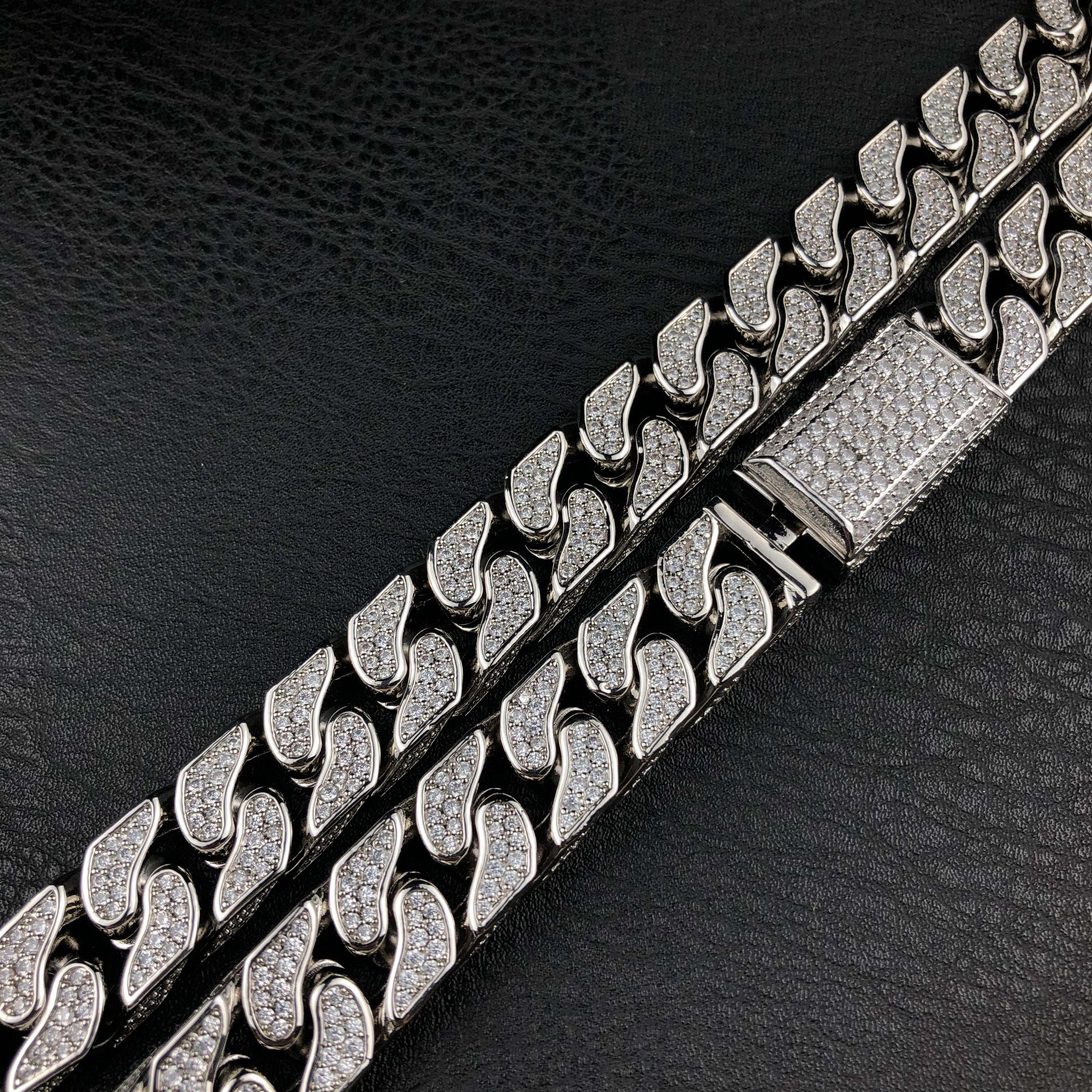 19mm Diamond Cuban Chain