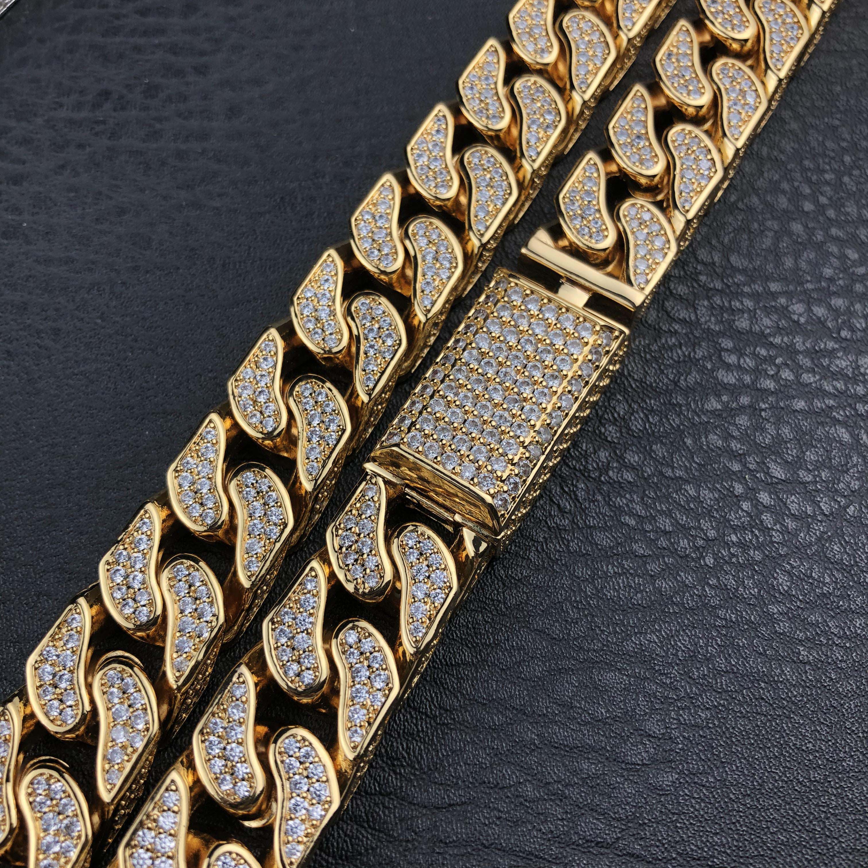 19mm Diamond Cuban Chain