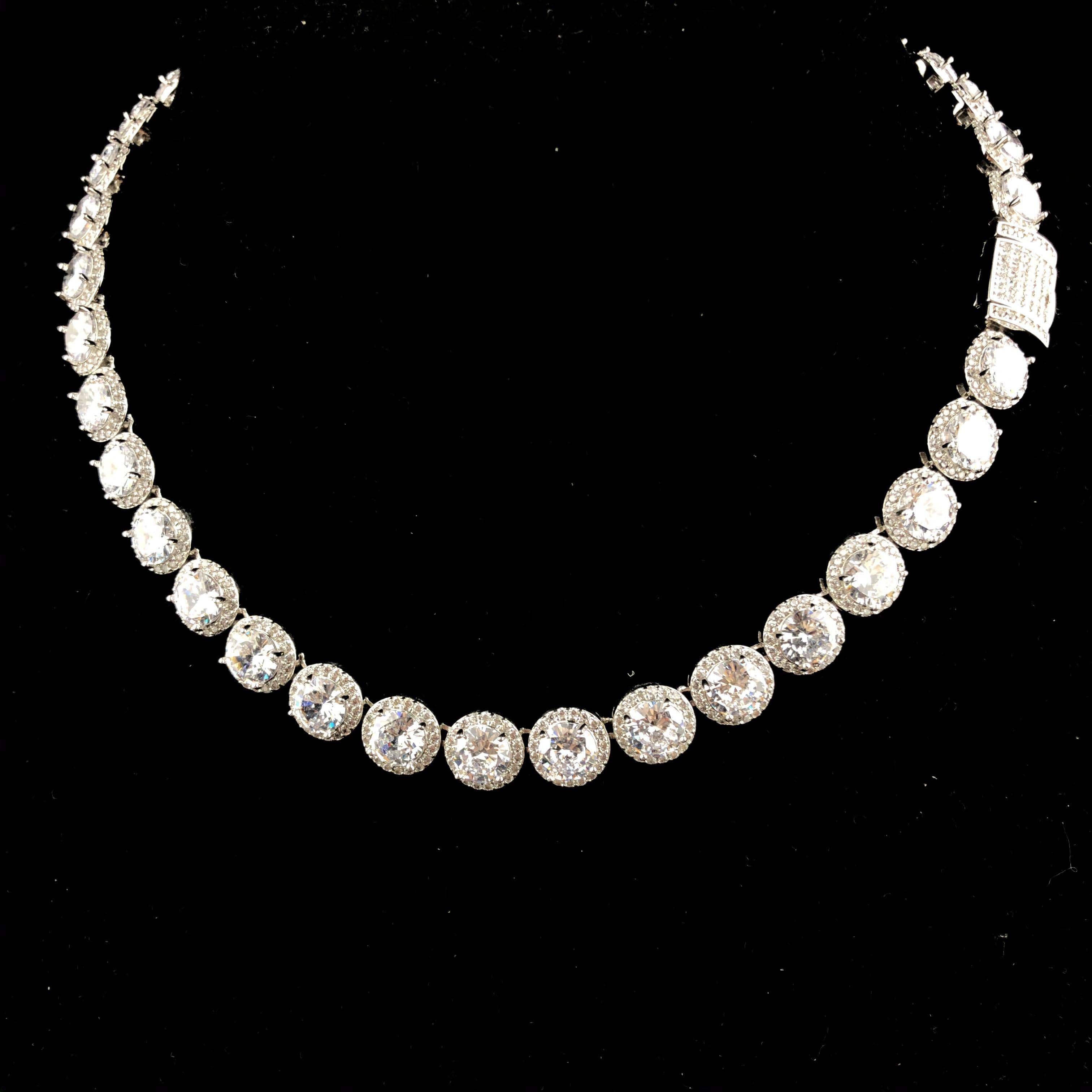 Ice Cluster Tennis Chain