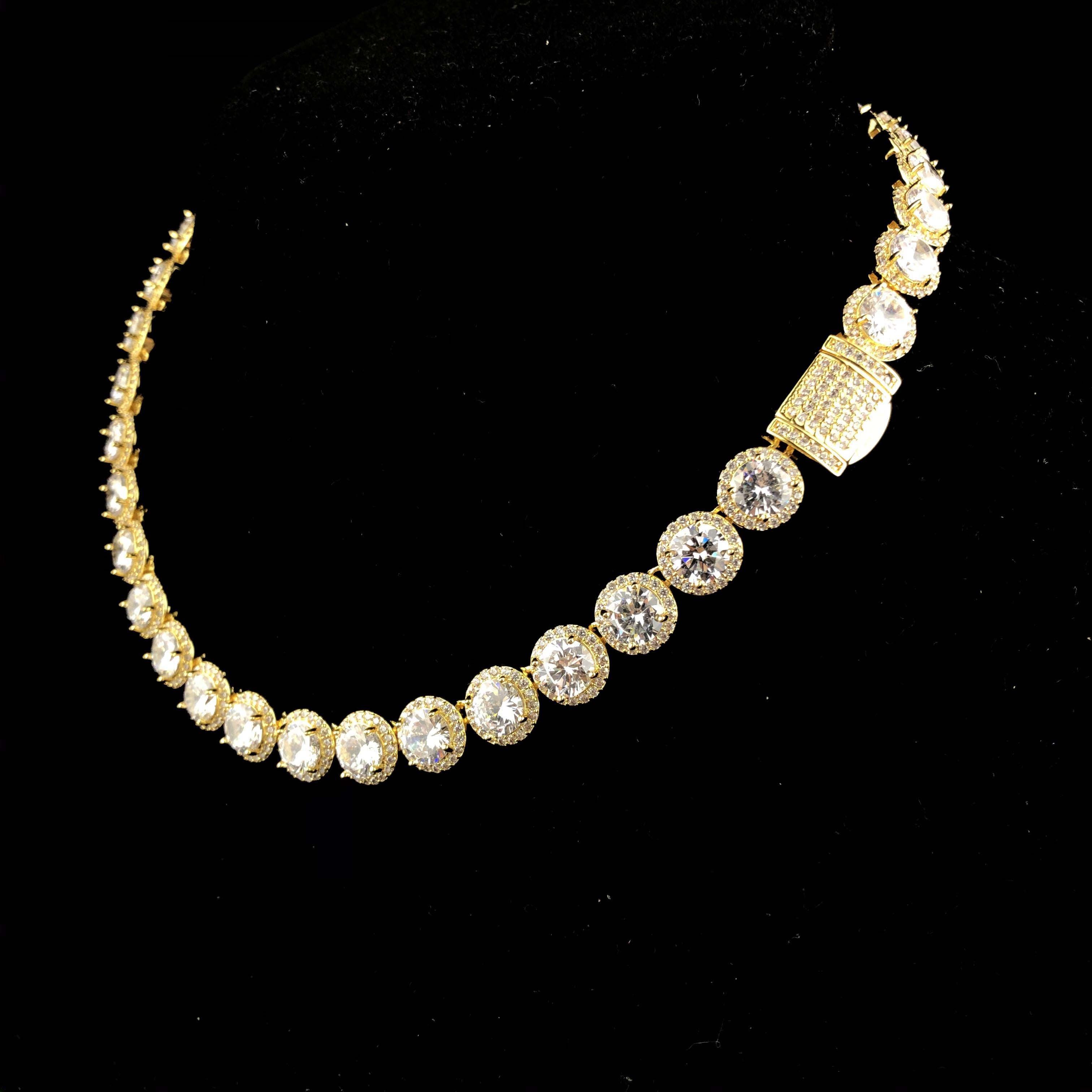 Ice Cluster Tennis Chain