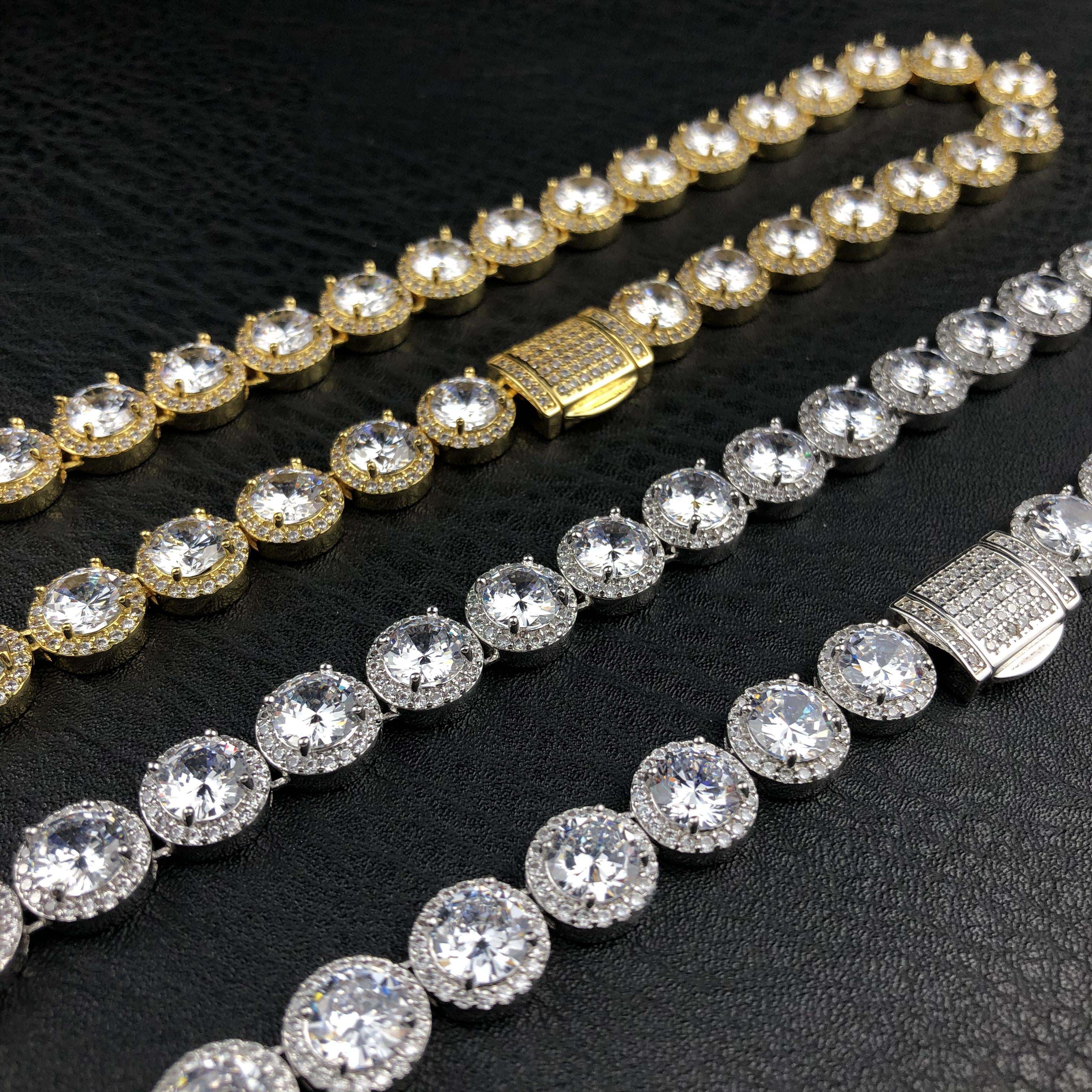 Ice Cluster Tennis Chain