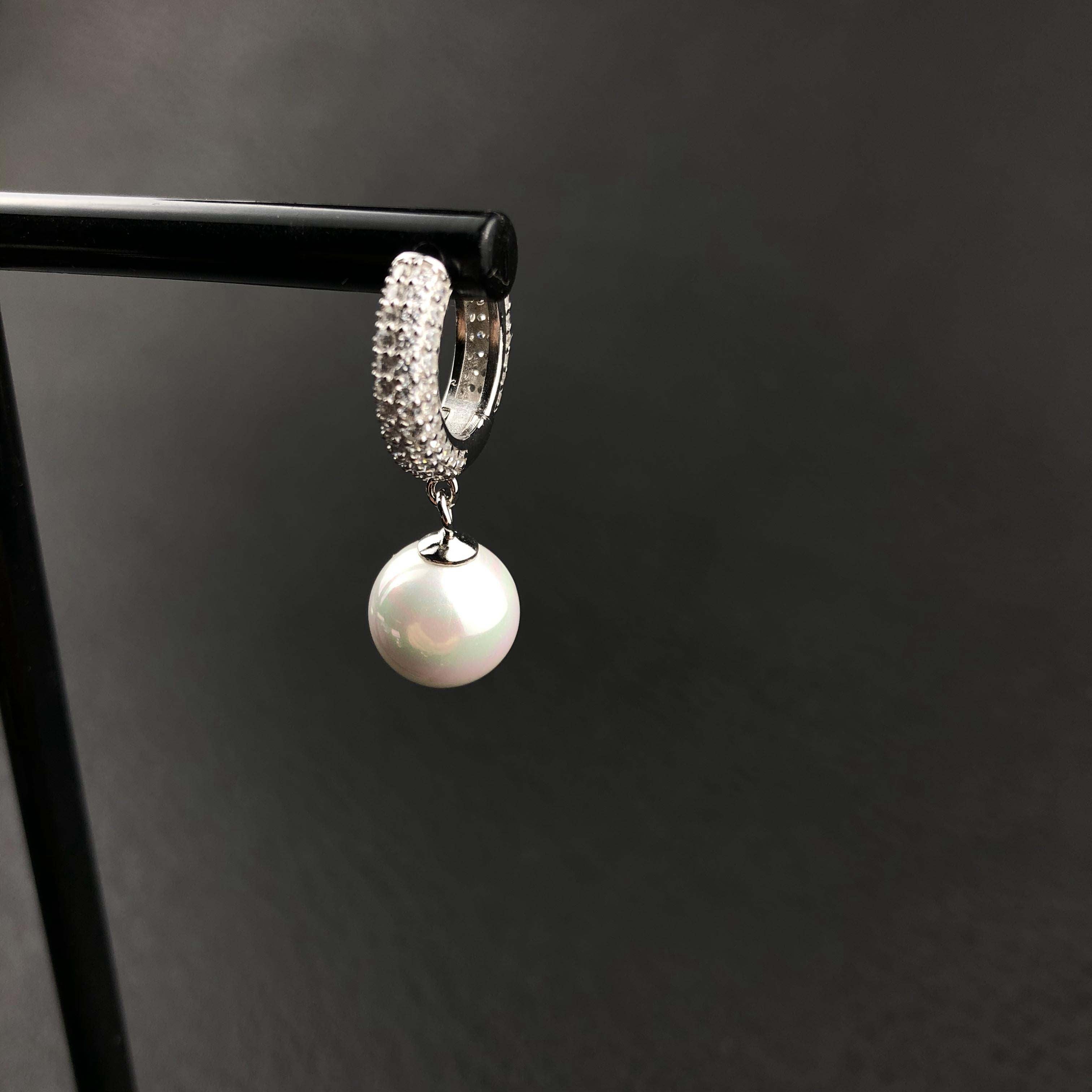 925 Silver Pearl Earrings