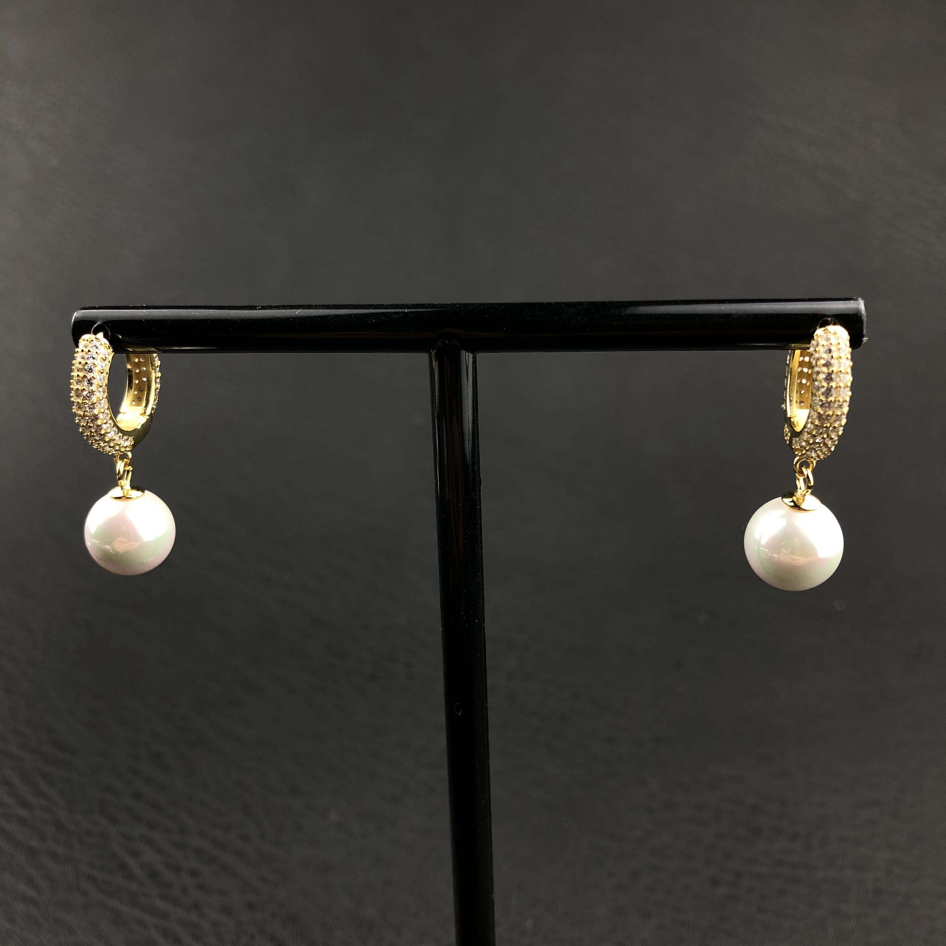 925 Silver Pearl Earrings