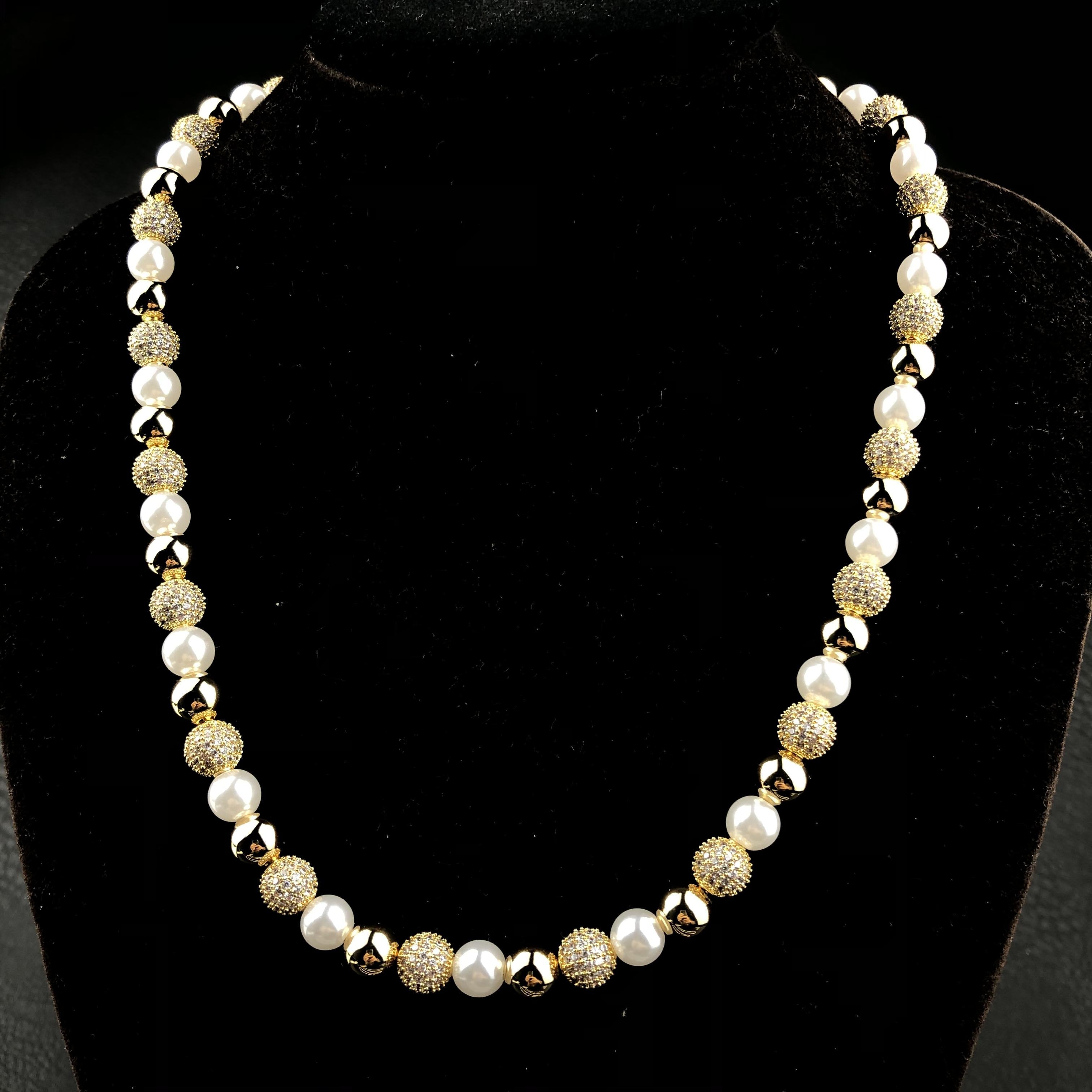 Pearl and Bead Chain