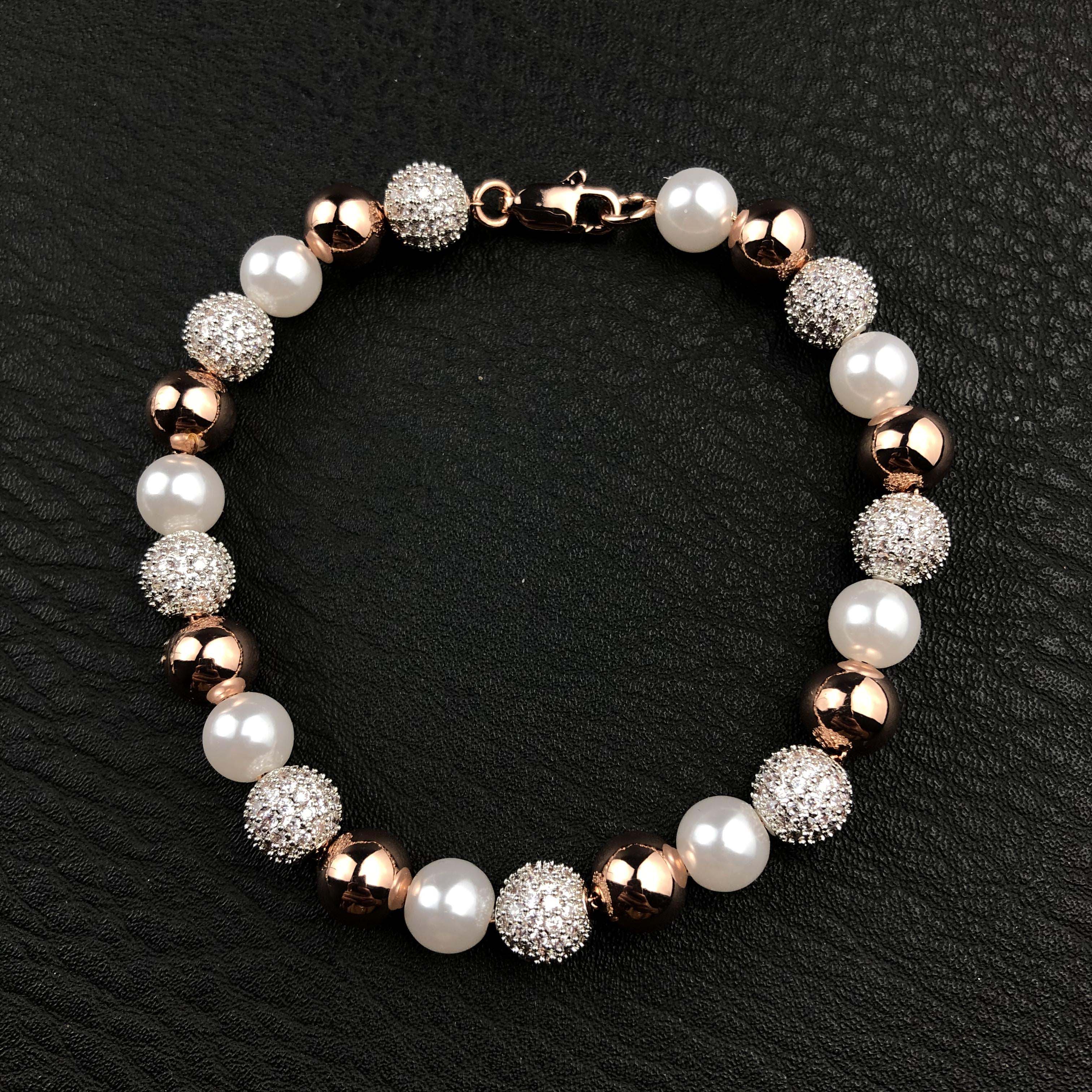 Pearl and Bead Bracelet