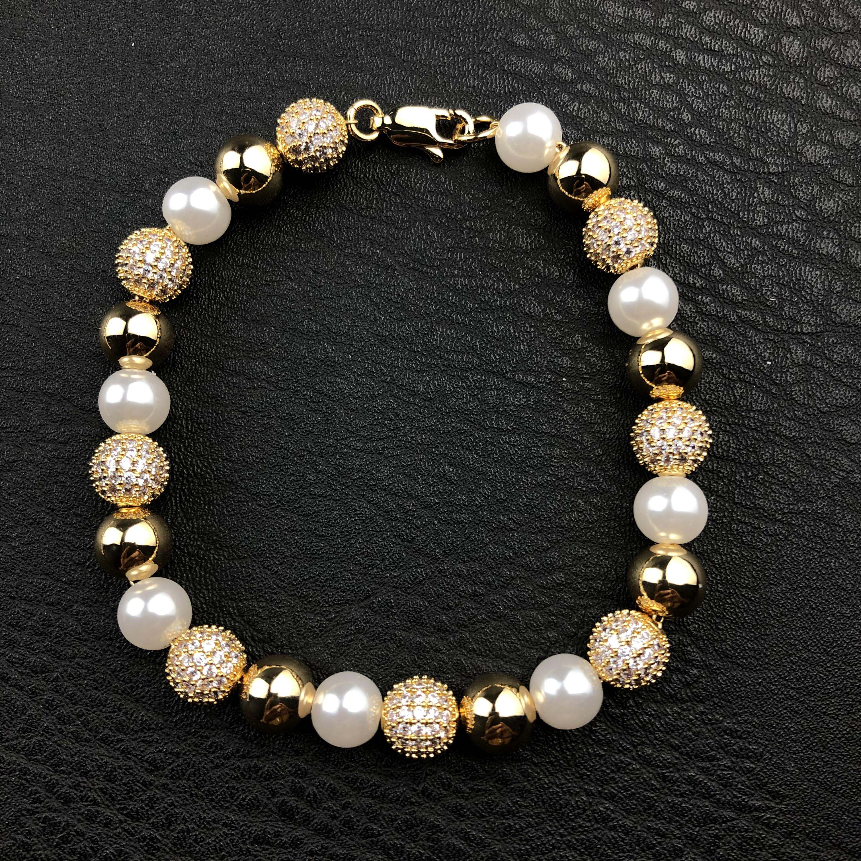 Pearl and Bead Bracelet