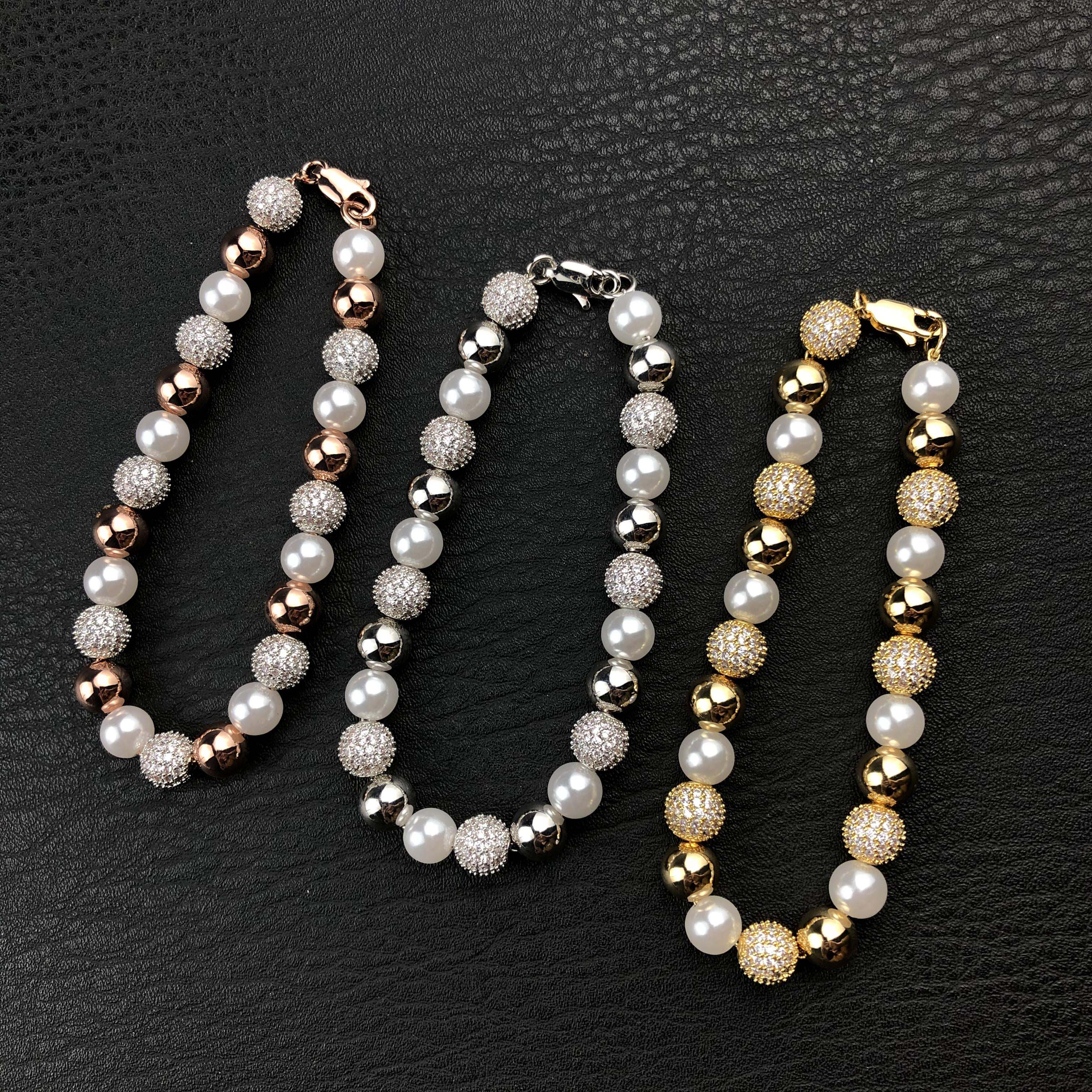 Pearl and Bead Bracelet