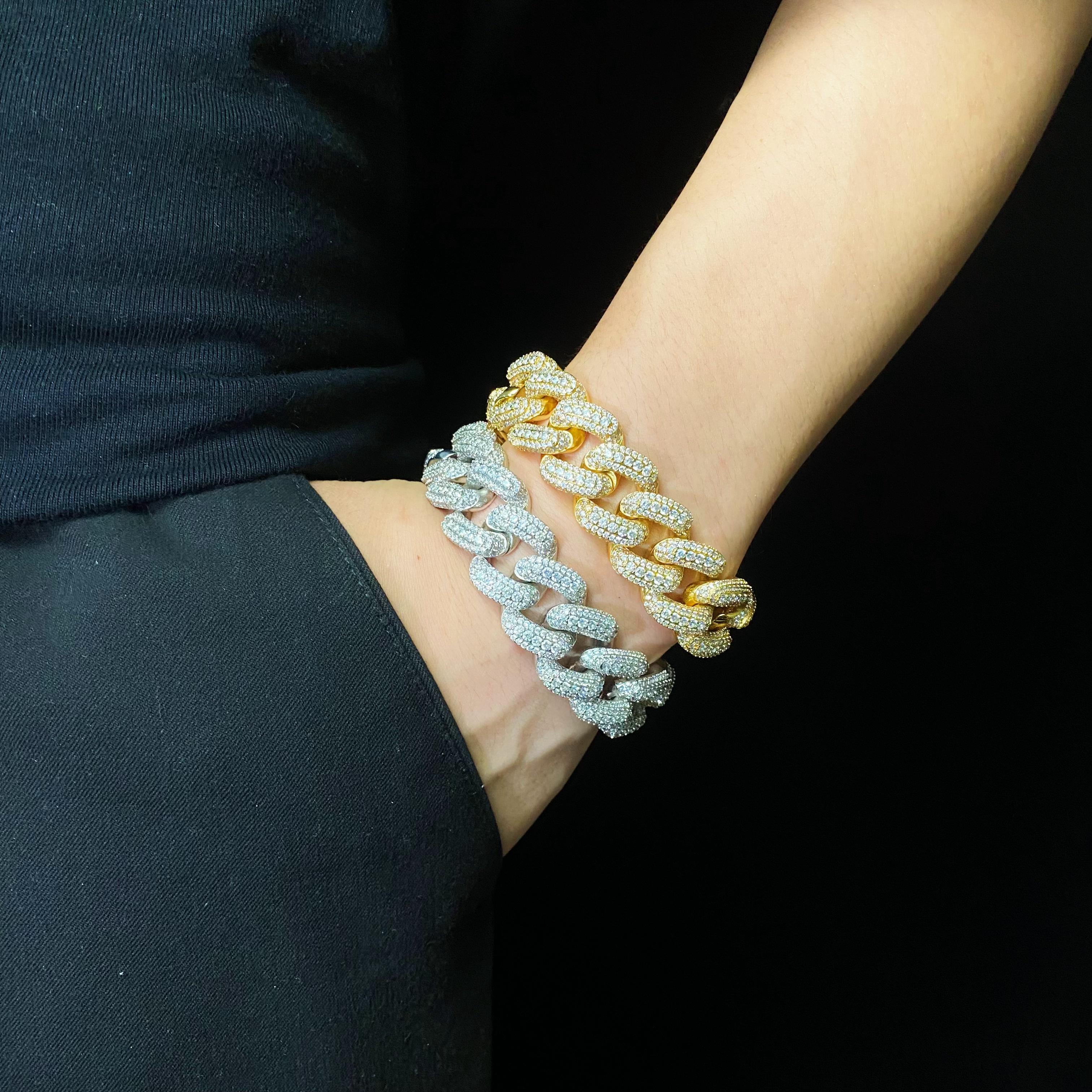 5 rows Cuban Bracelet