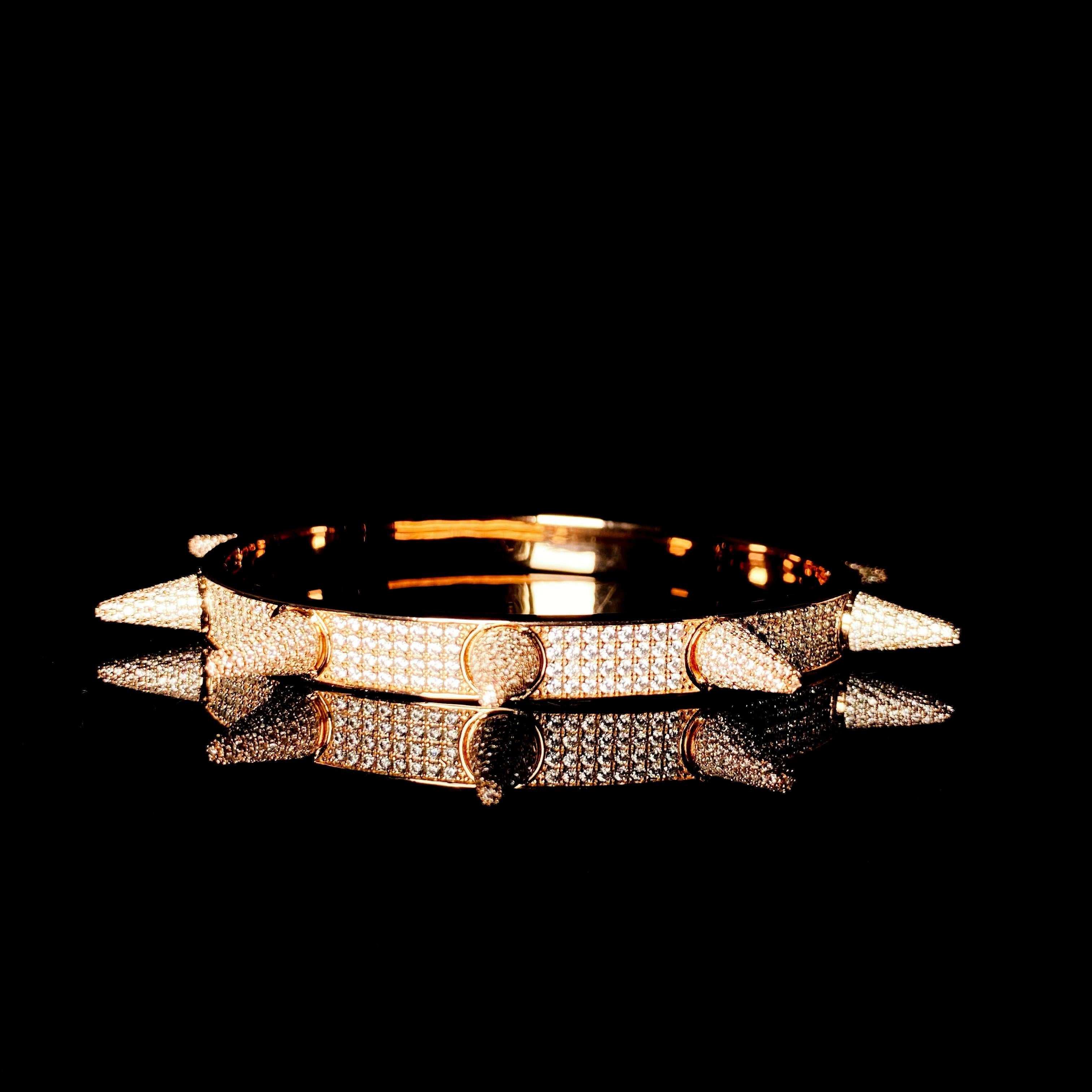 Iced Spiked Bracelet