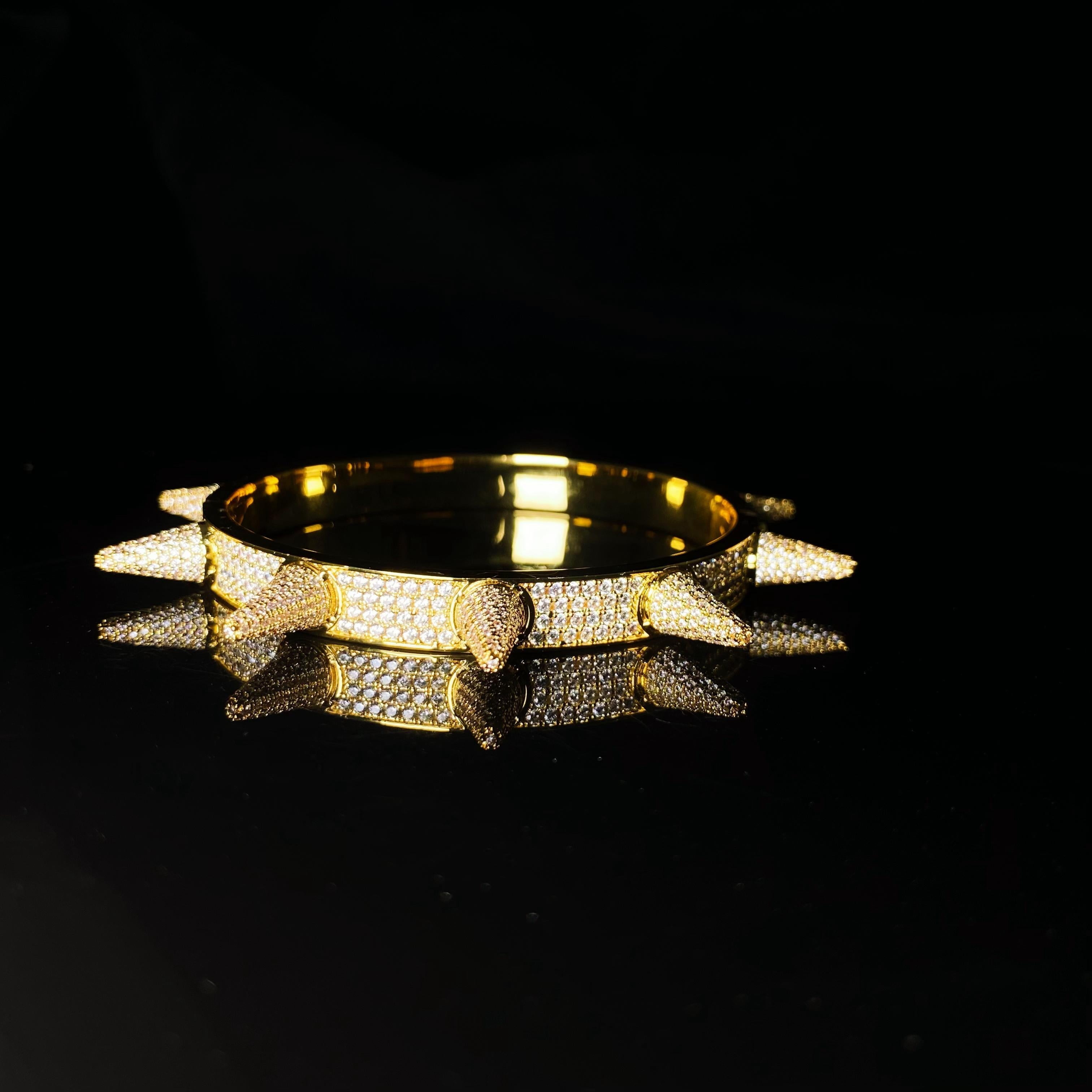 Iced Spiked Bracelet