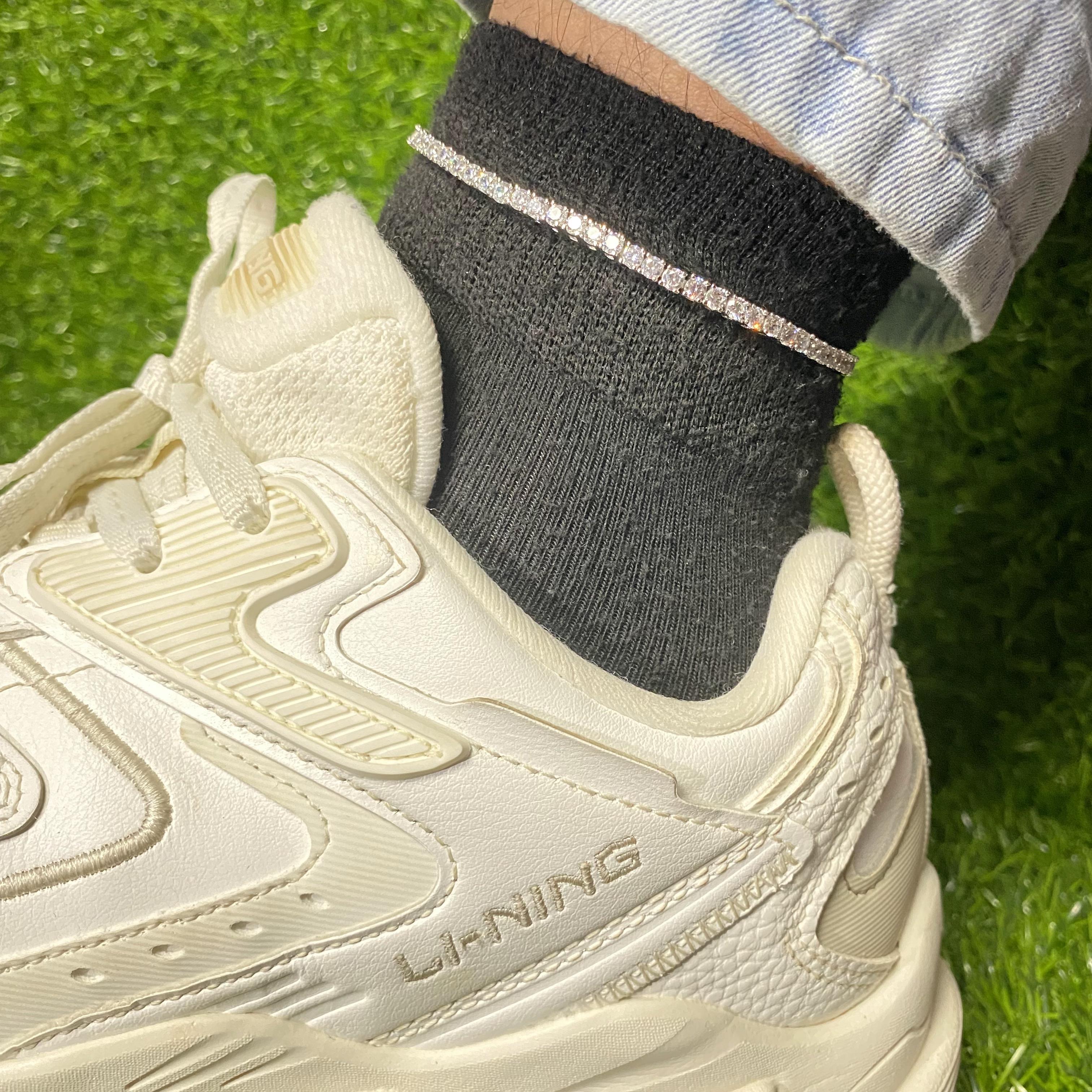 Tennis Anklet Bracelet – Dazzling Sparkle for Your Ankle