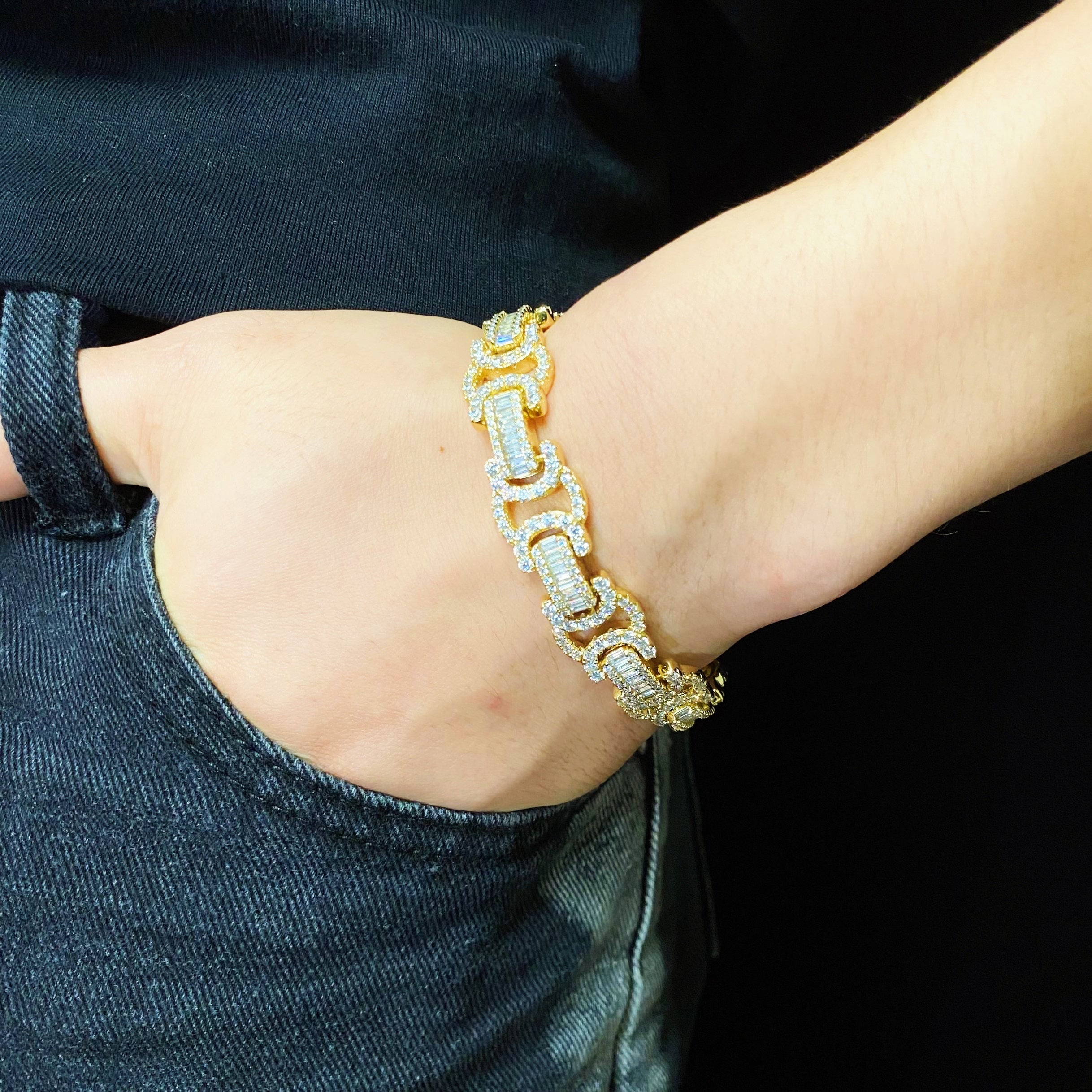 Diamond Byzantine Bracelet