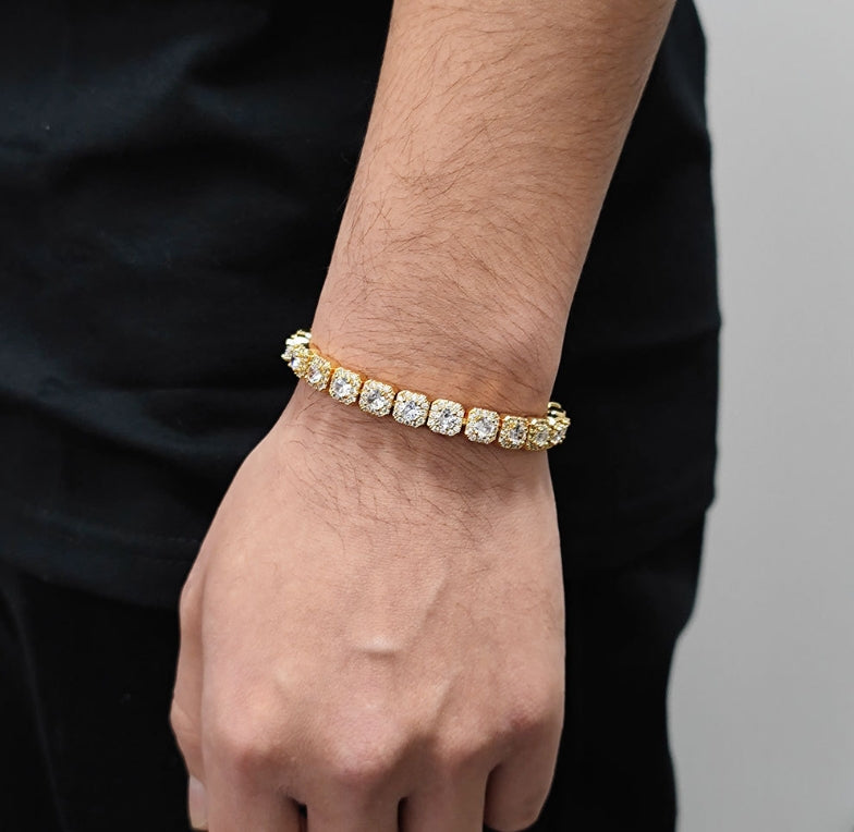 7mm Micro Clustered Tennis Chain